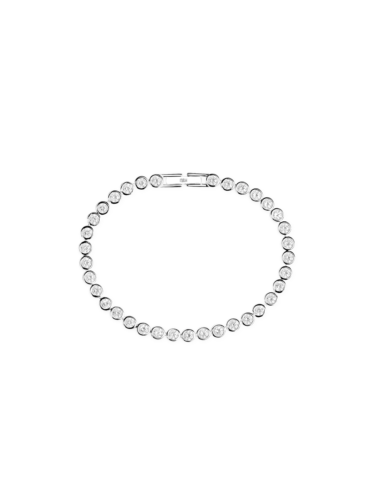 Lotus Tennis Bracelet Silver