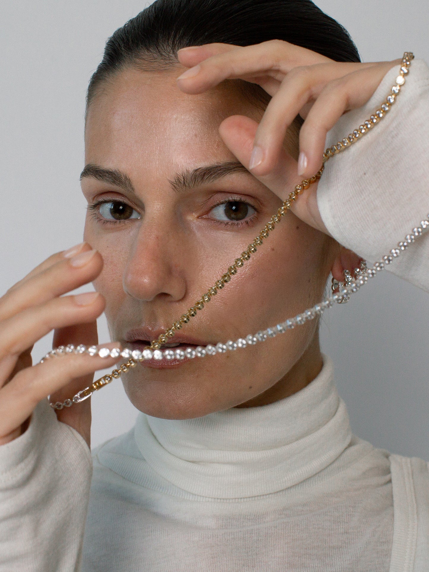 lotus necklace 925 silver plated brass