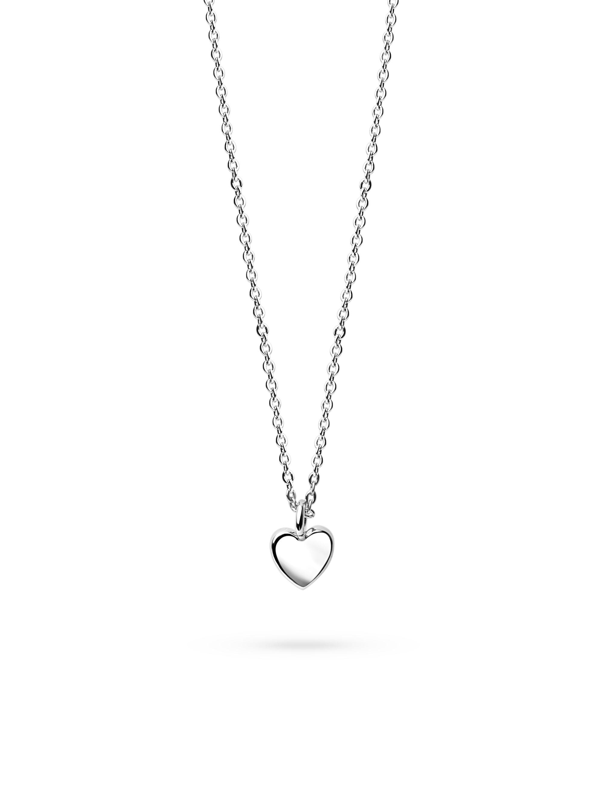 Love Heart Necklace 925 silver plated brass