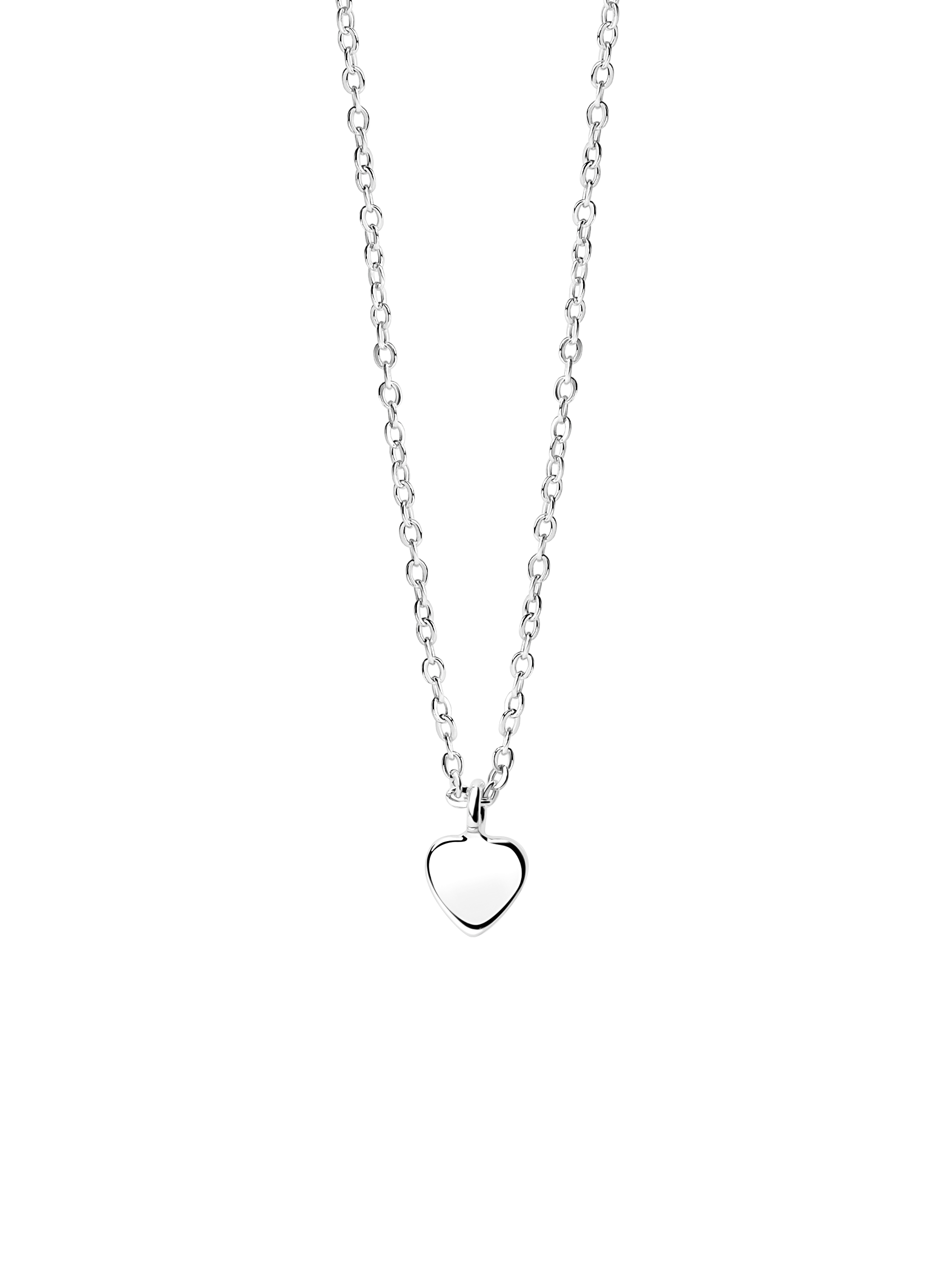 Love Heart Necklace 925 silver plated brass