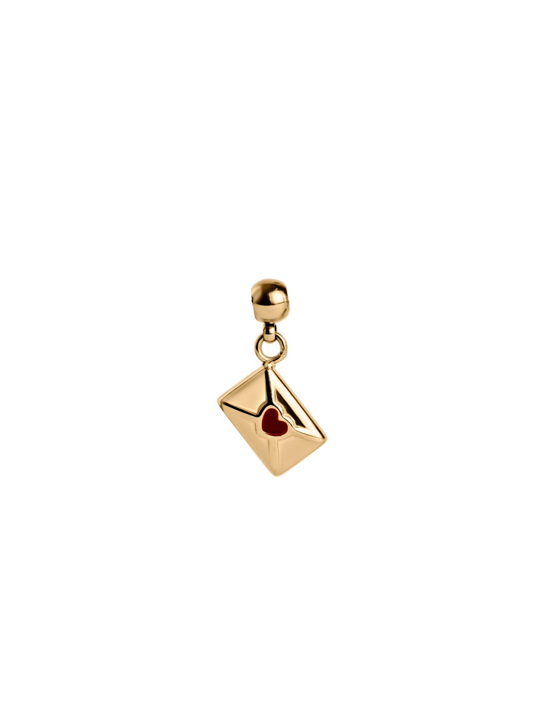 love letter charm Waterproof 18k gold PVD plated steel
