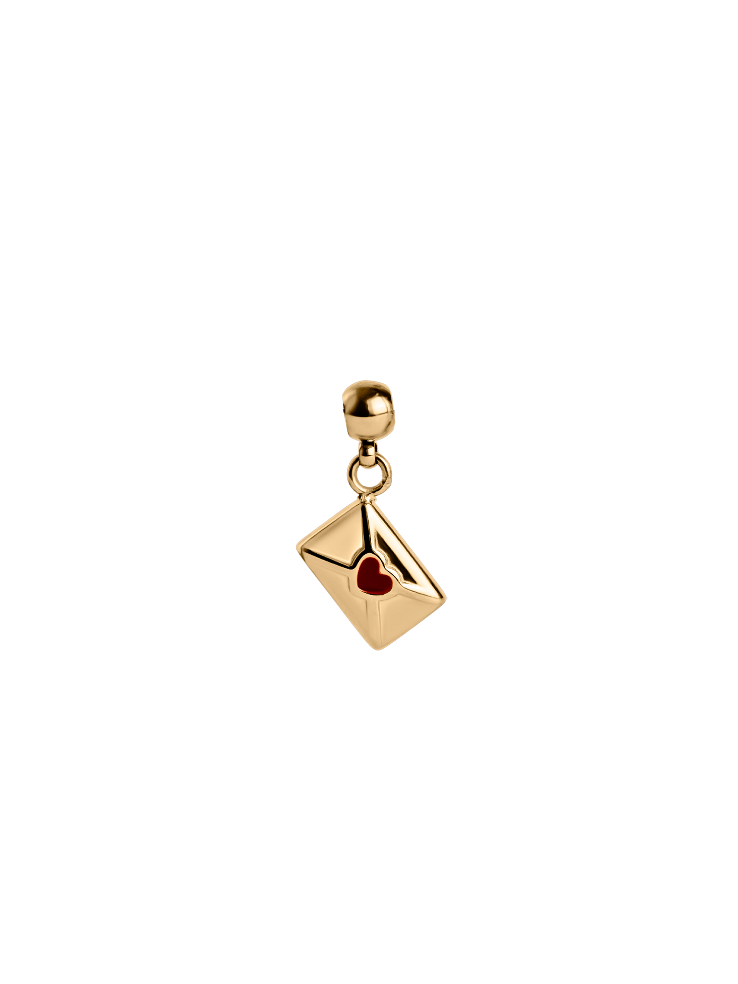 love letter charm Waterproof 18k gold PVD plated steel