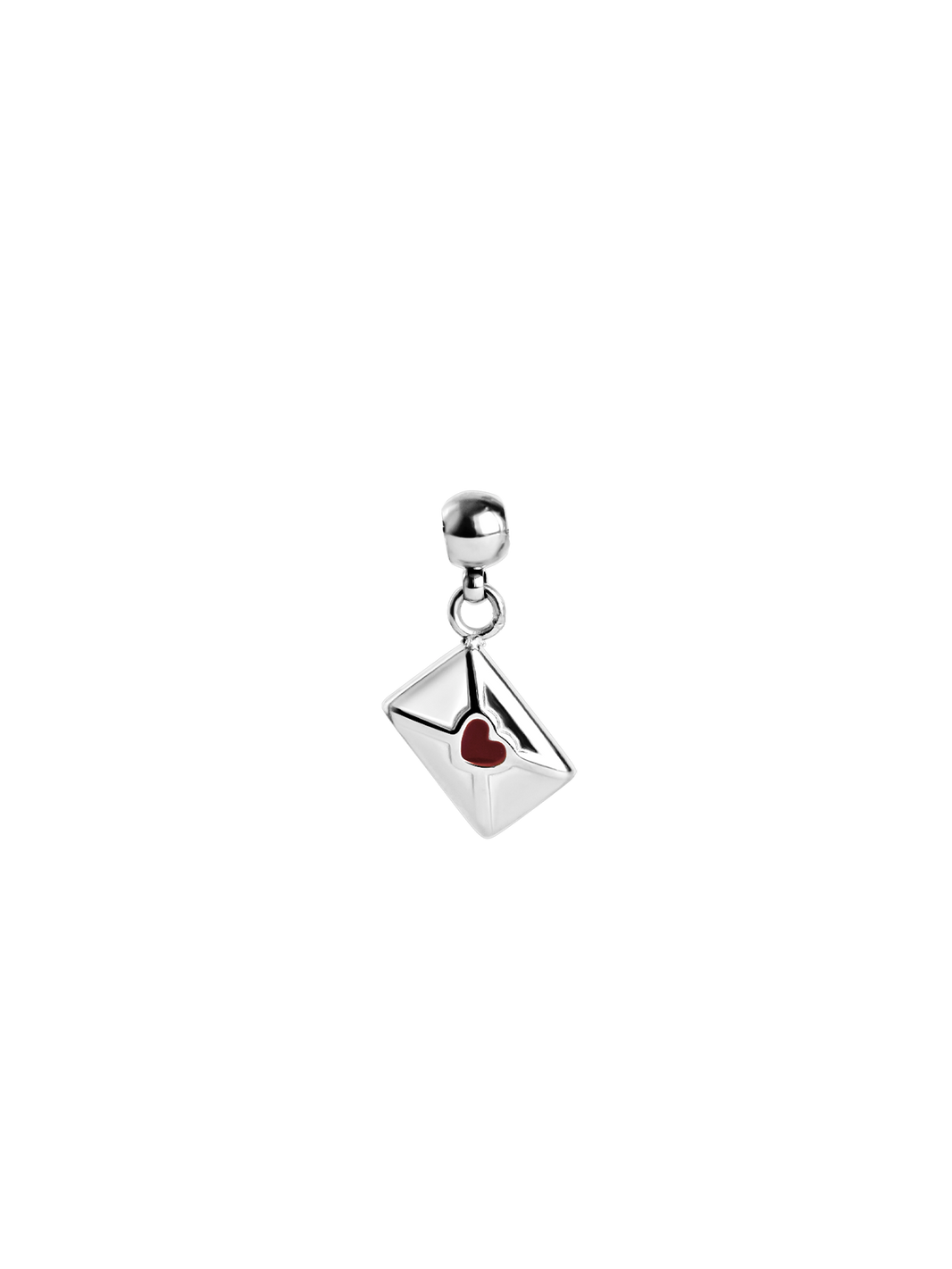 love letter charm 925 silver plated stainless steel