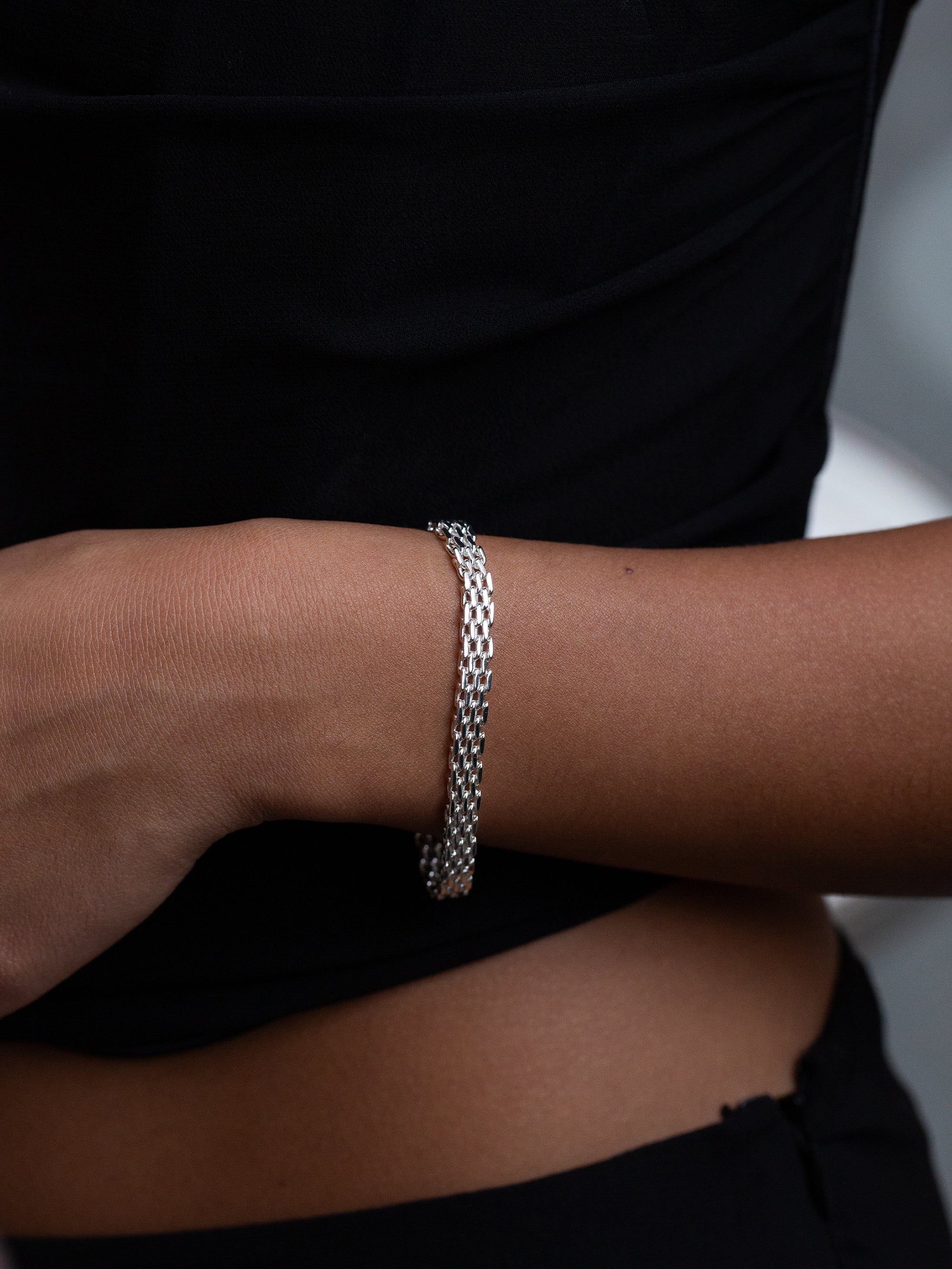 Mesh discount link bracelet