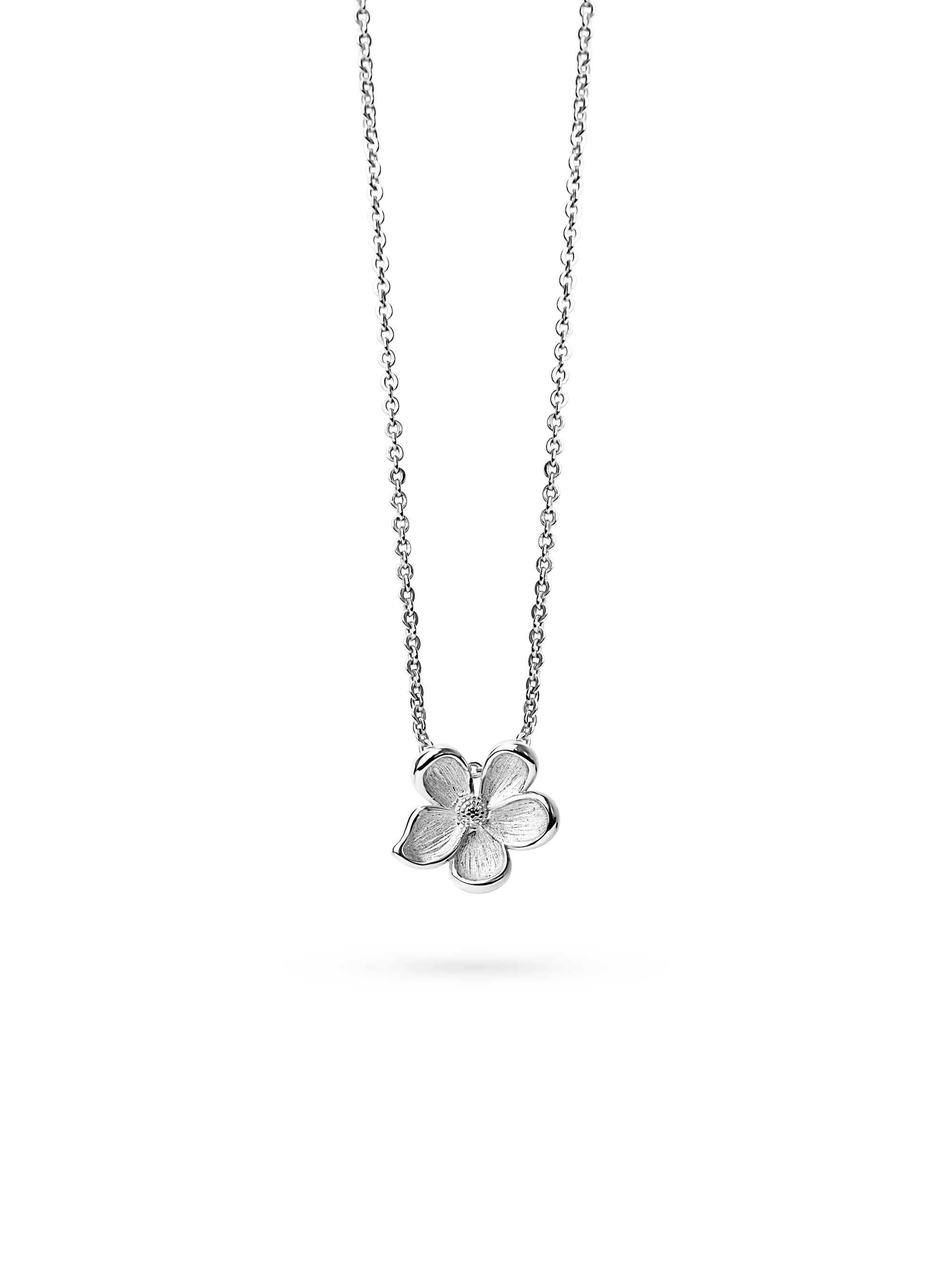 Midi Flower Necklace 925 silver plated brass