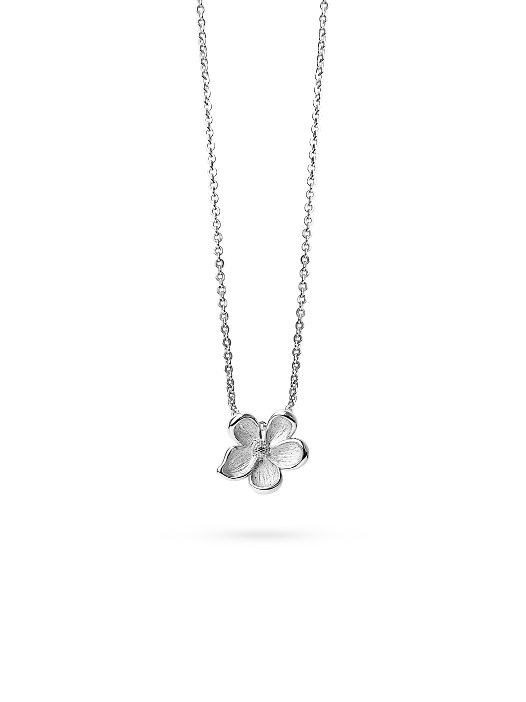Midi Flower Necklace 925 silver plated brass