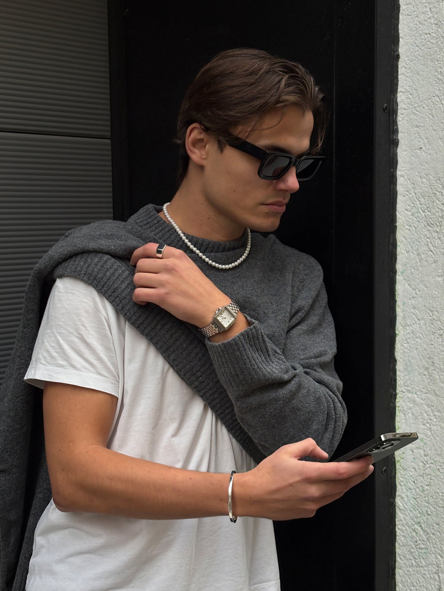 Pearl Necklace Men