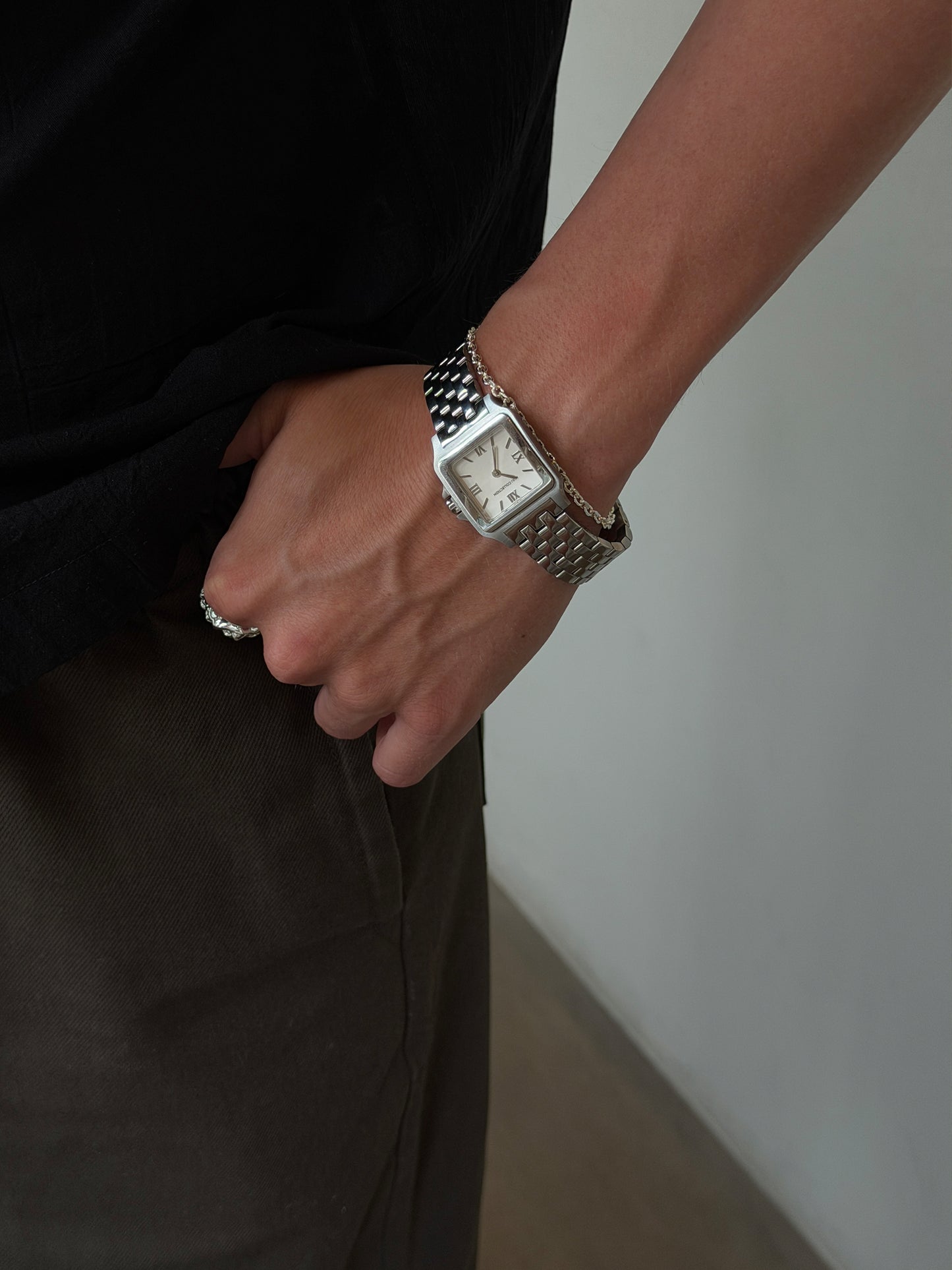 Muli Collection Maxi Watch Silver Men