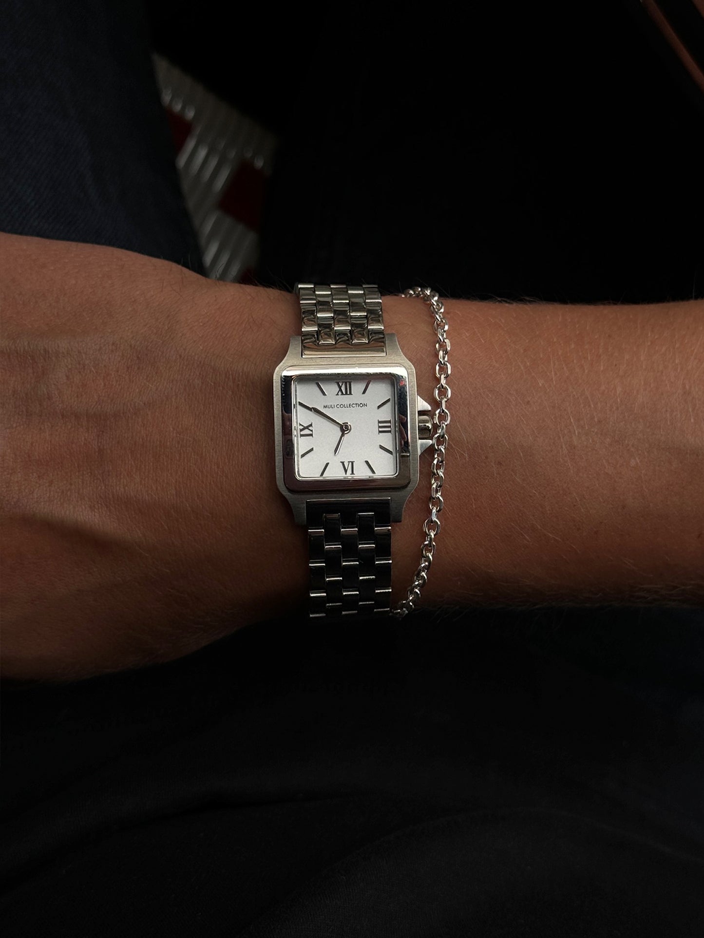 Muli Collection Maxi Watch Silver Men