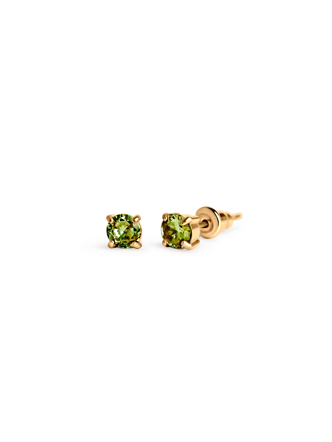 olive ora stud Waterproof 18k gold PVD plated steel