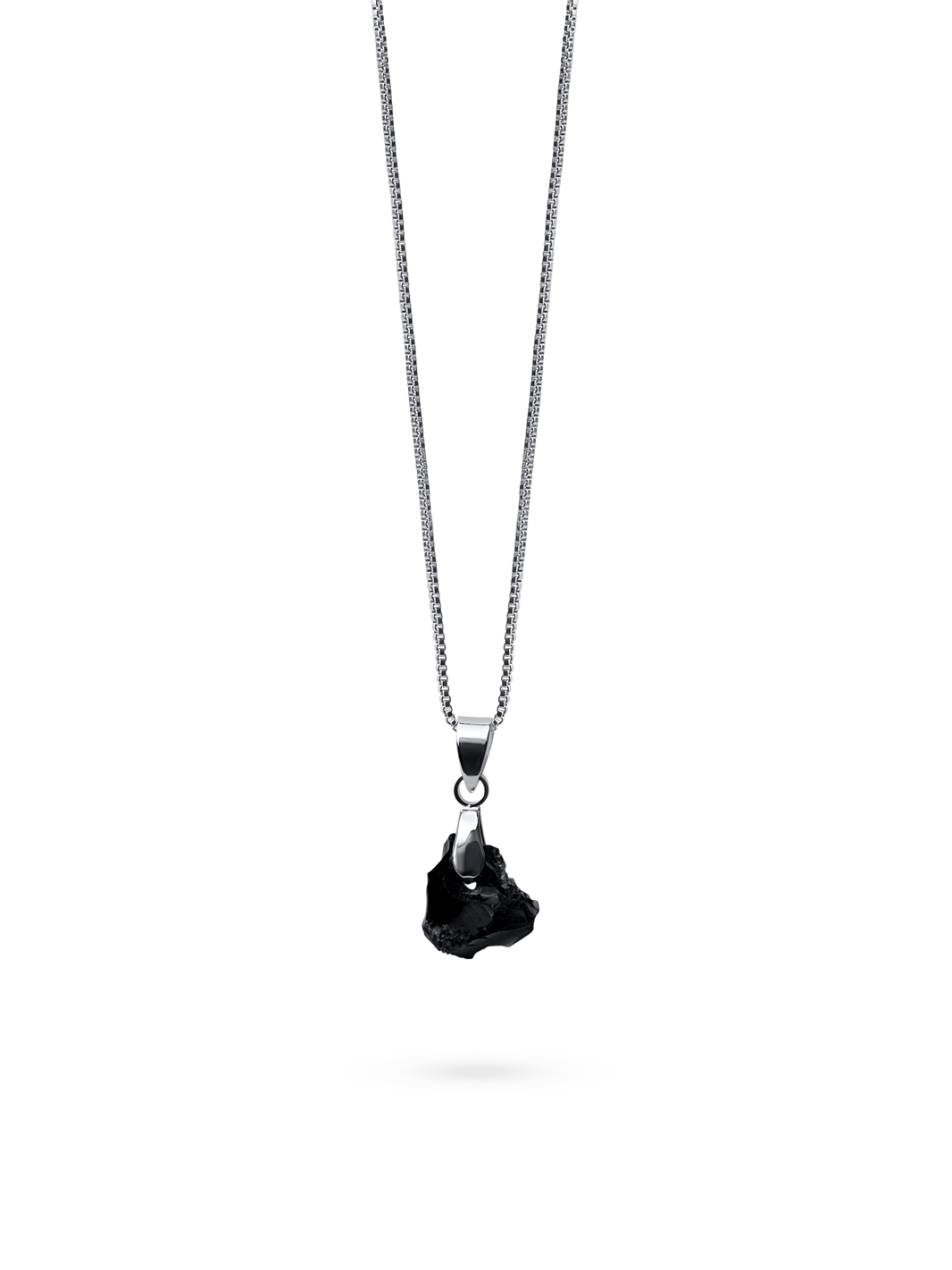 onyx necklace men 925 silver plated brass