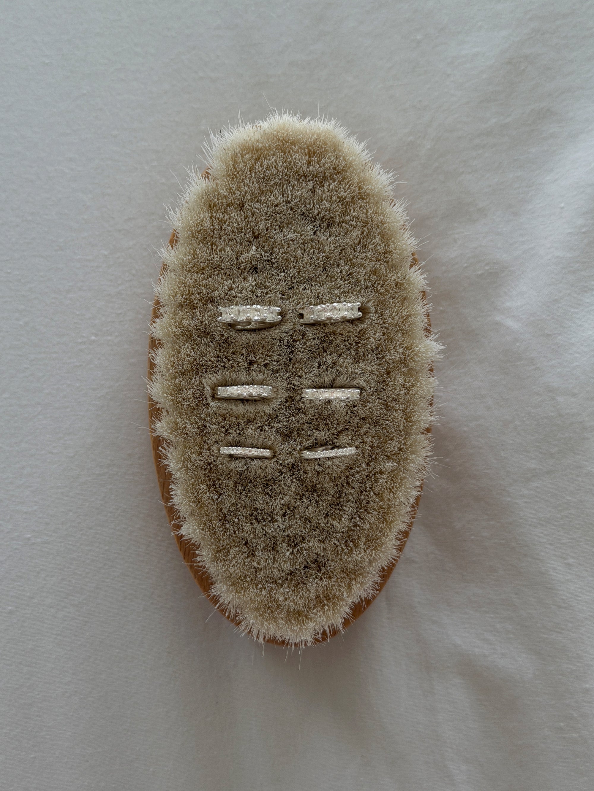 1mm, 2mm, 3mm ora huggie 925 silver plated stainless steel 