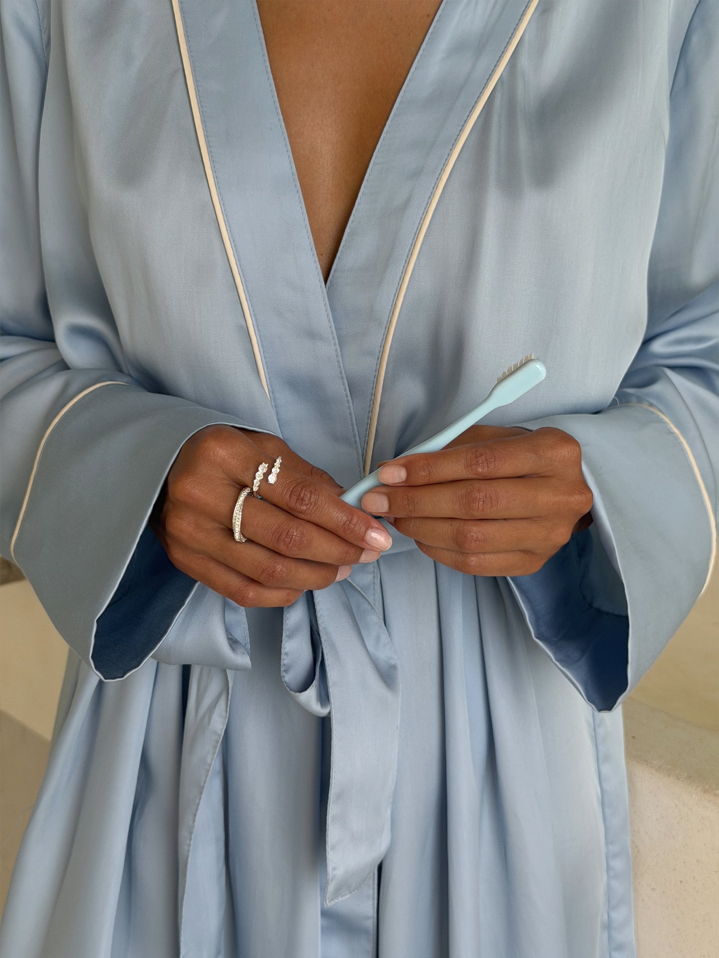 ora twisted ring, adjustable ring 925 silver plated stainless steel