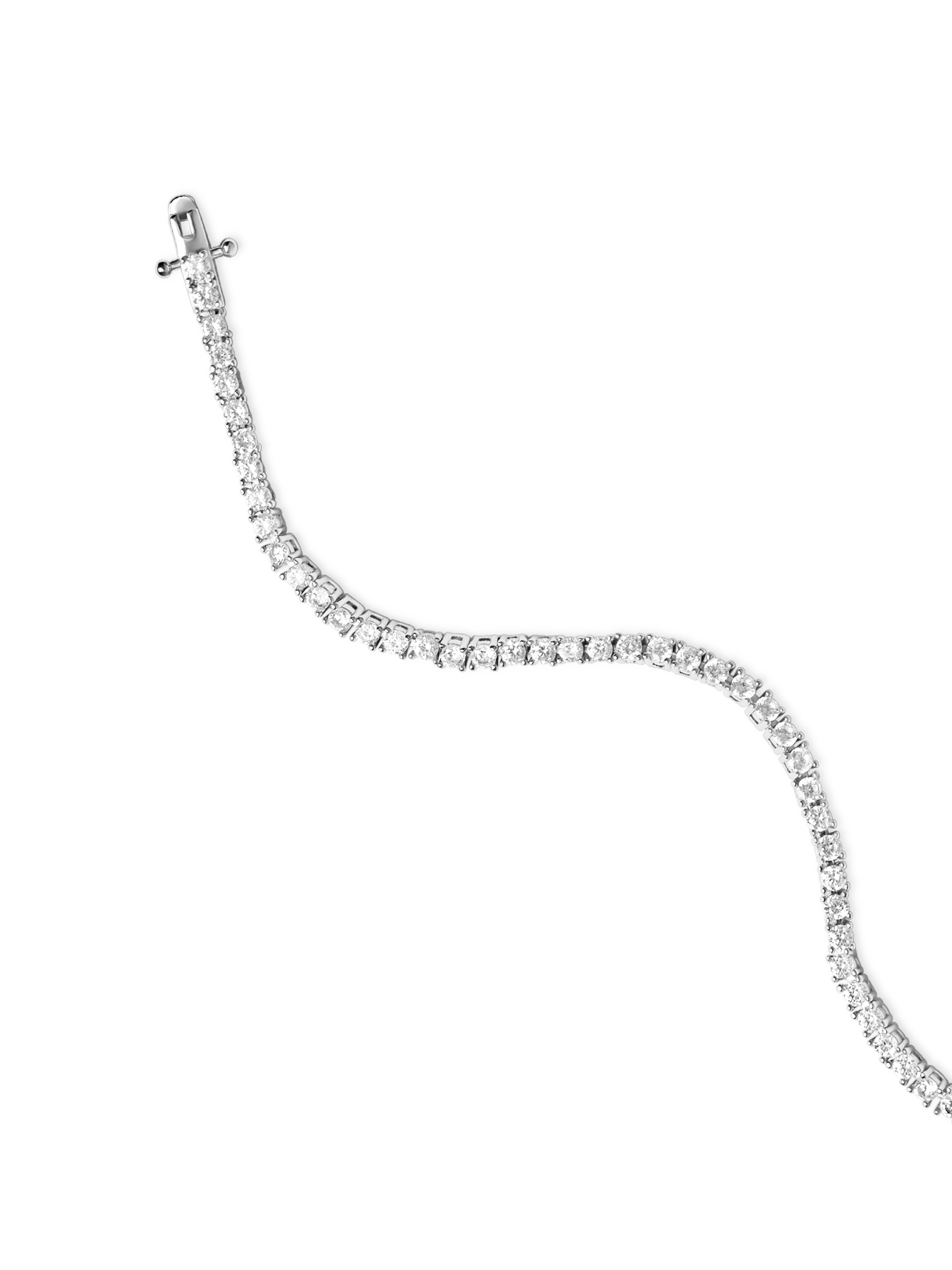 ora tennis bracelet 925 silver plated brass