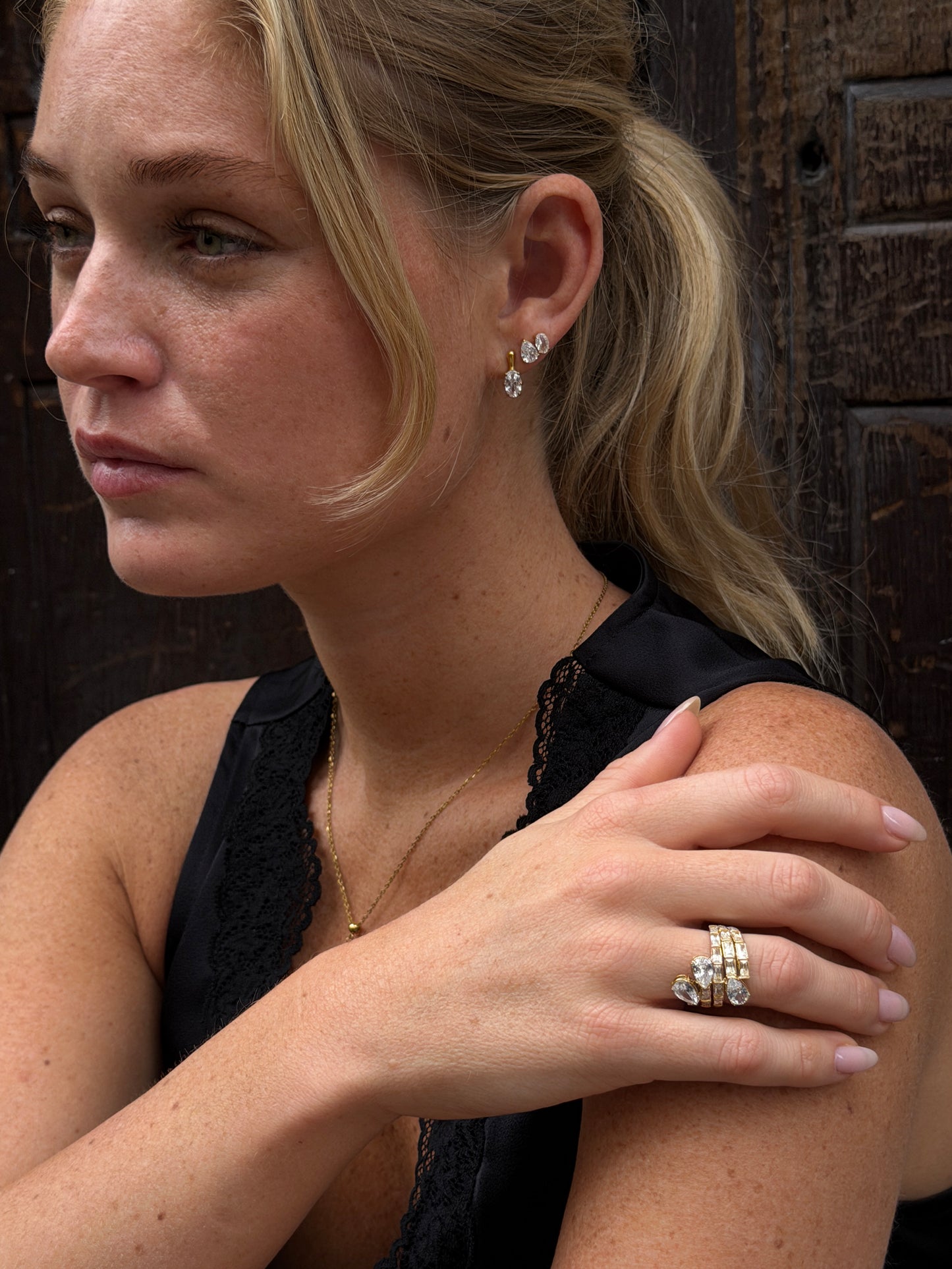 Pear Duo Stud