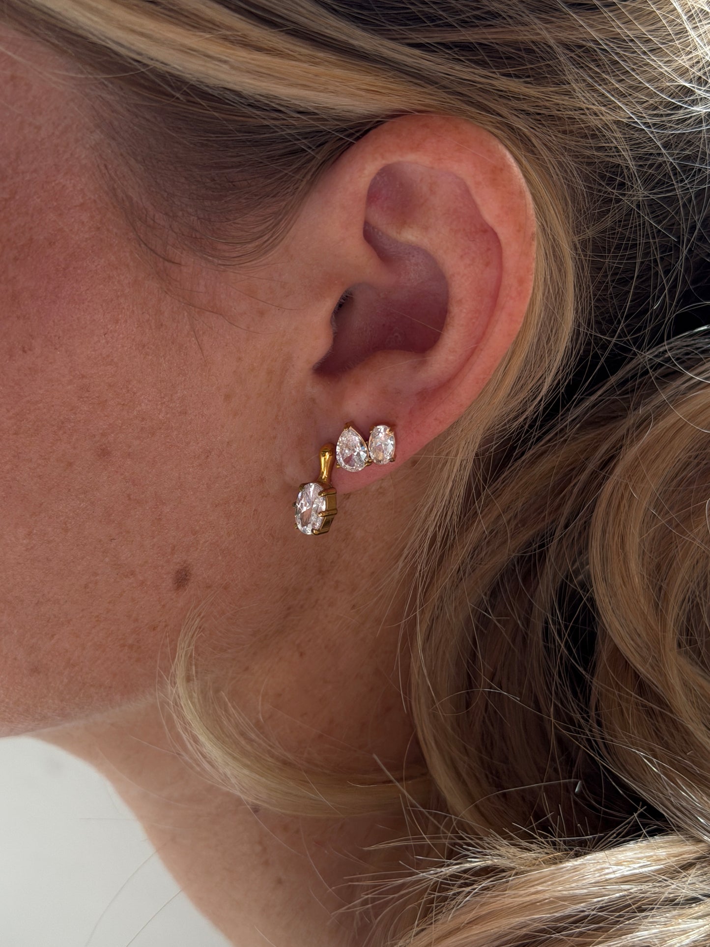 Pear Duo Stud