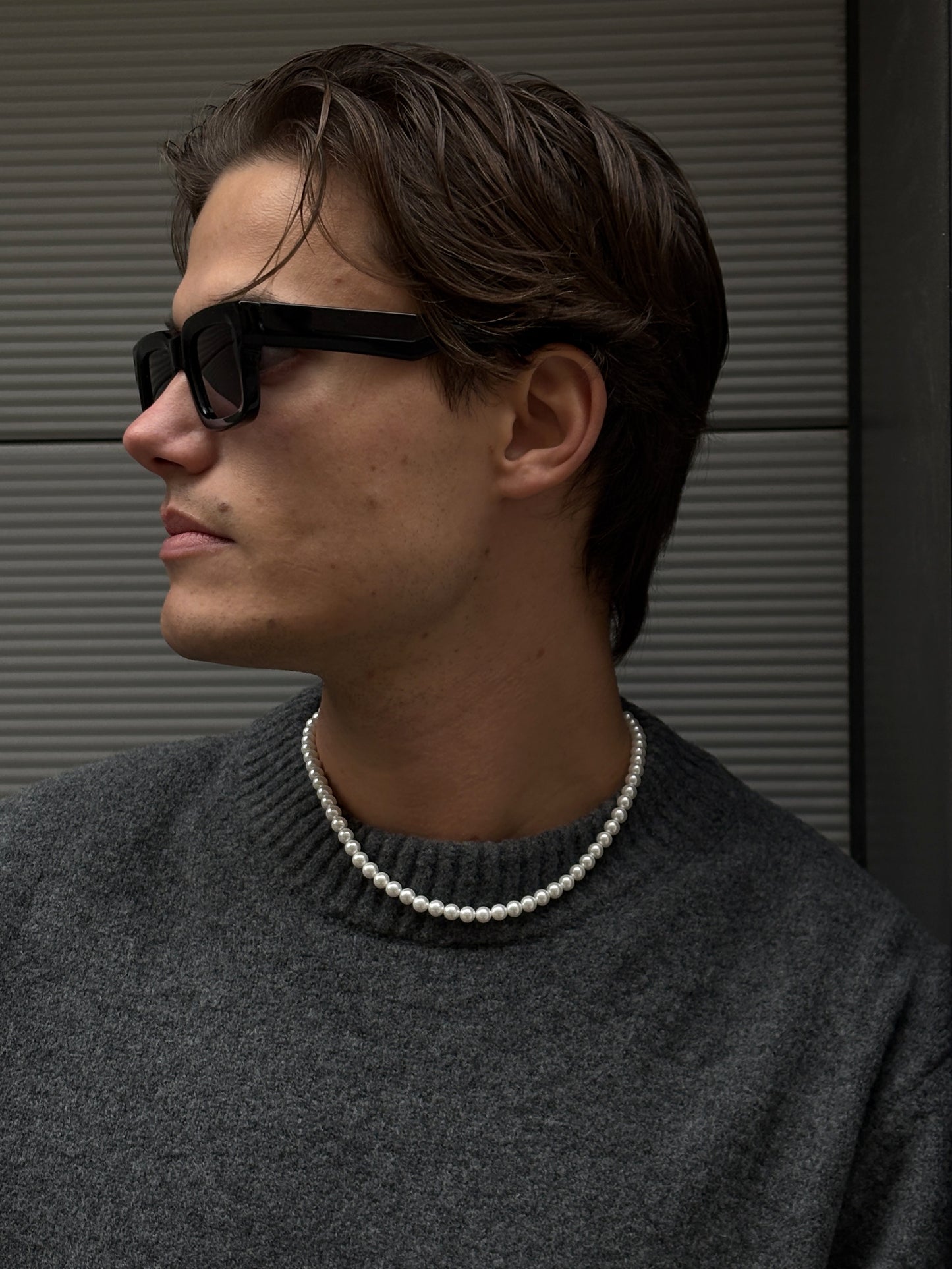 Pearl Necklace Men
