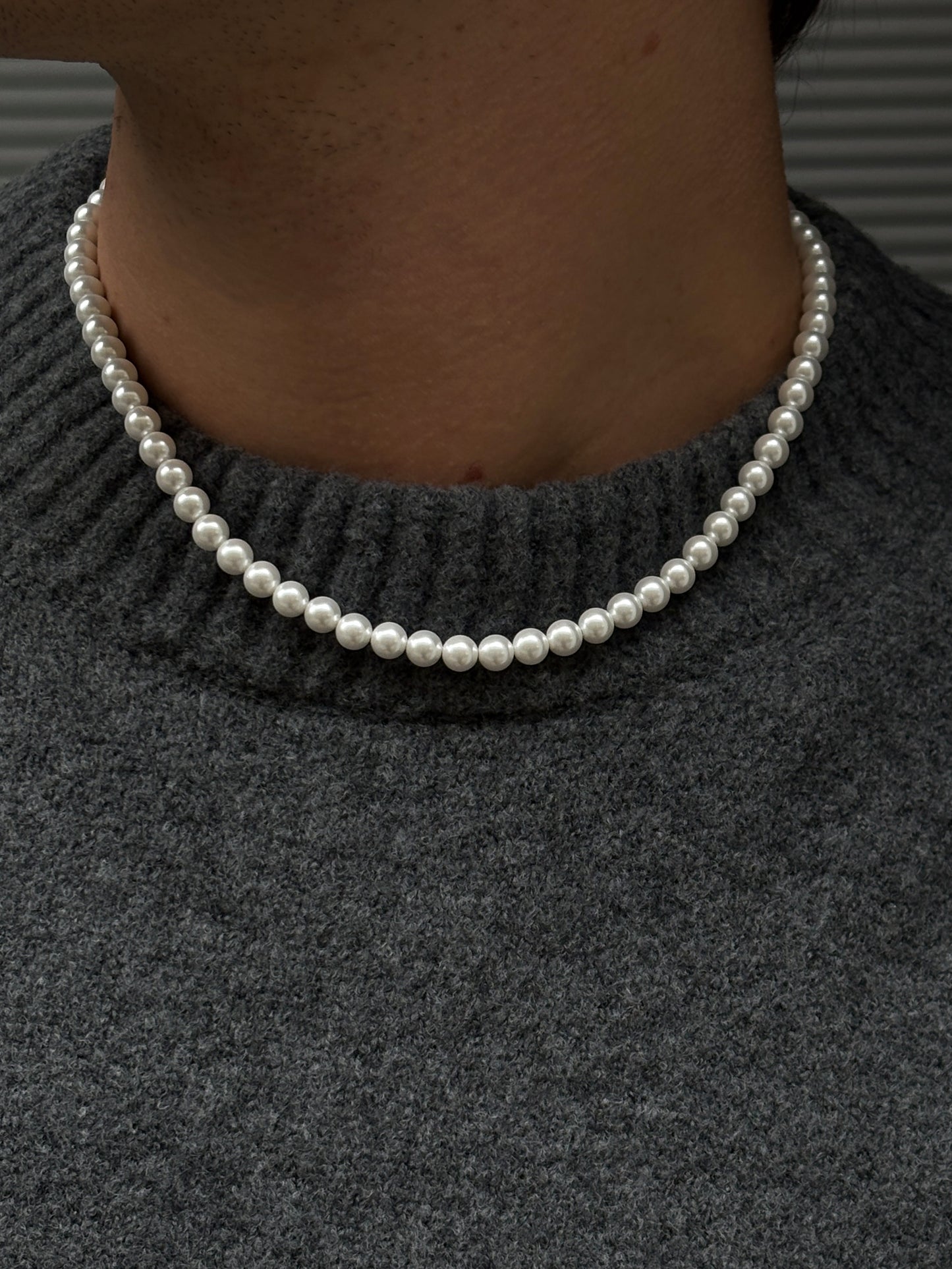 Pearl Necklace Men