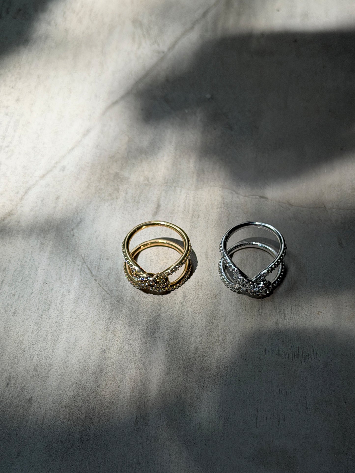 Sage Knot Ring Silver