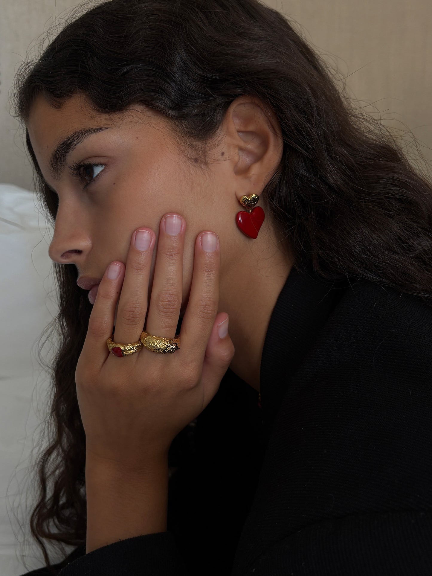 Scarlet Heart Earring