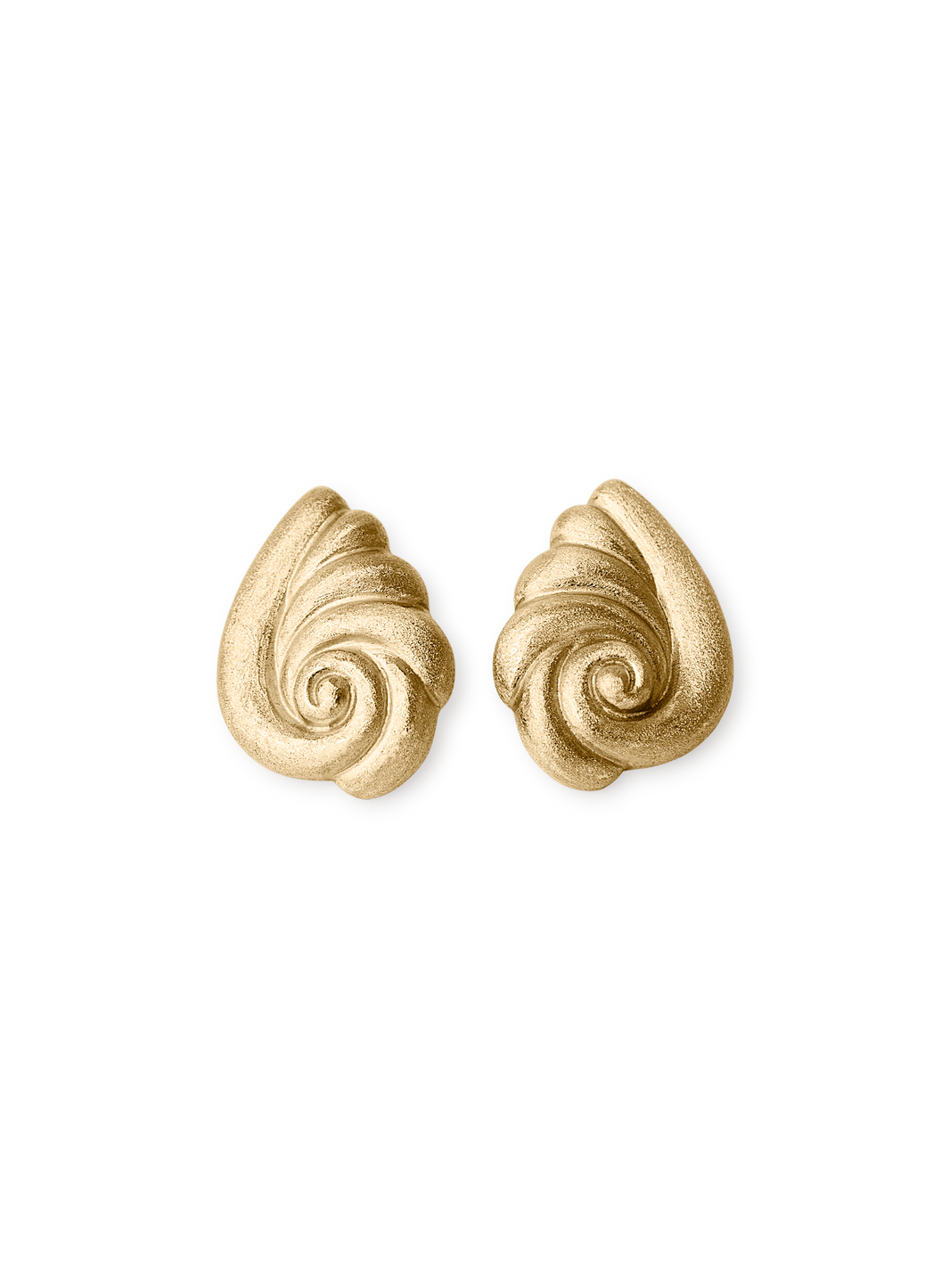 Seashell Earrings 18k gold plated brass