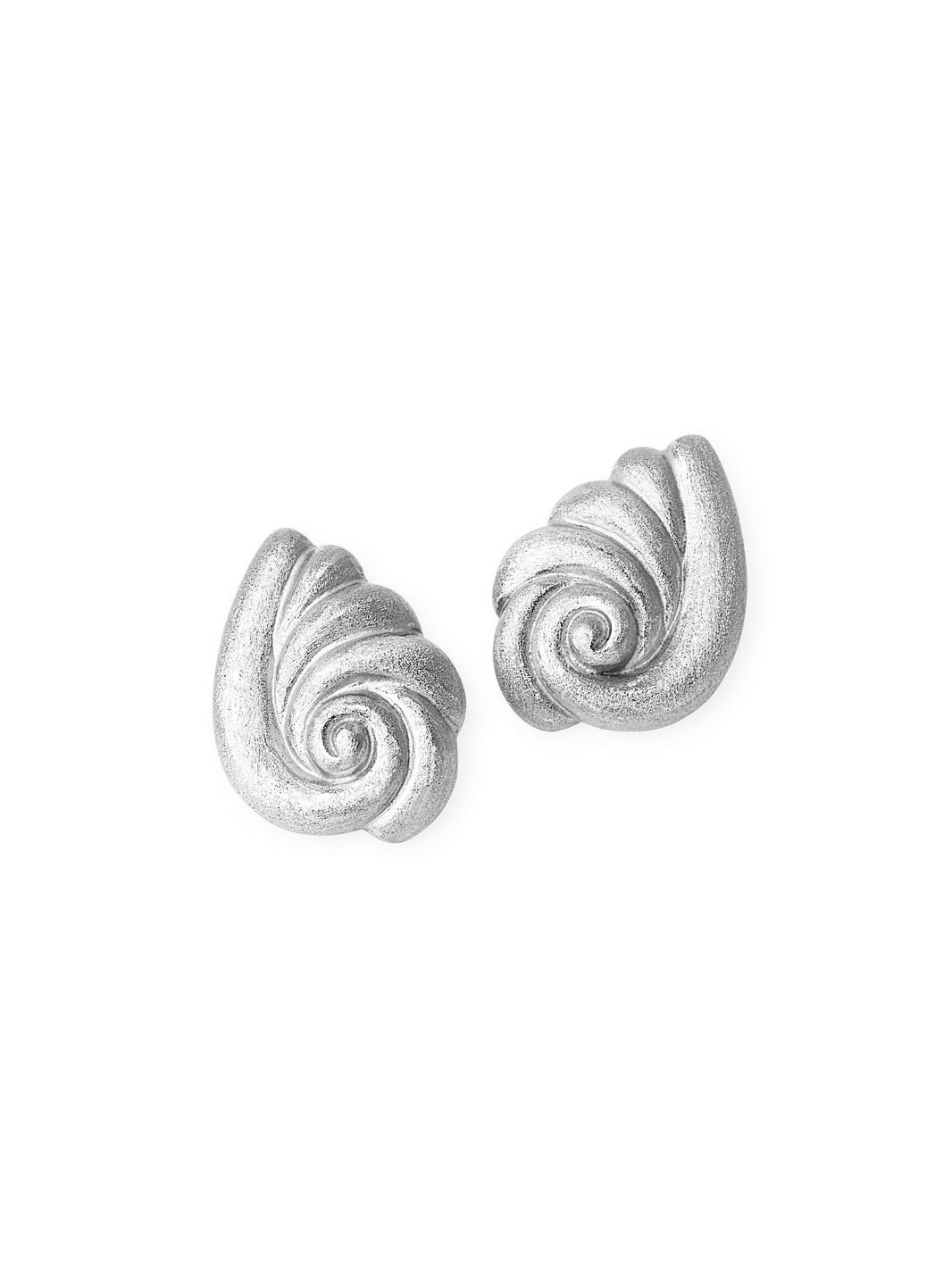 Seashell Earrings 925 silver plated brass