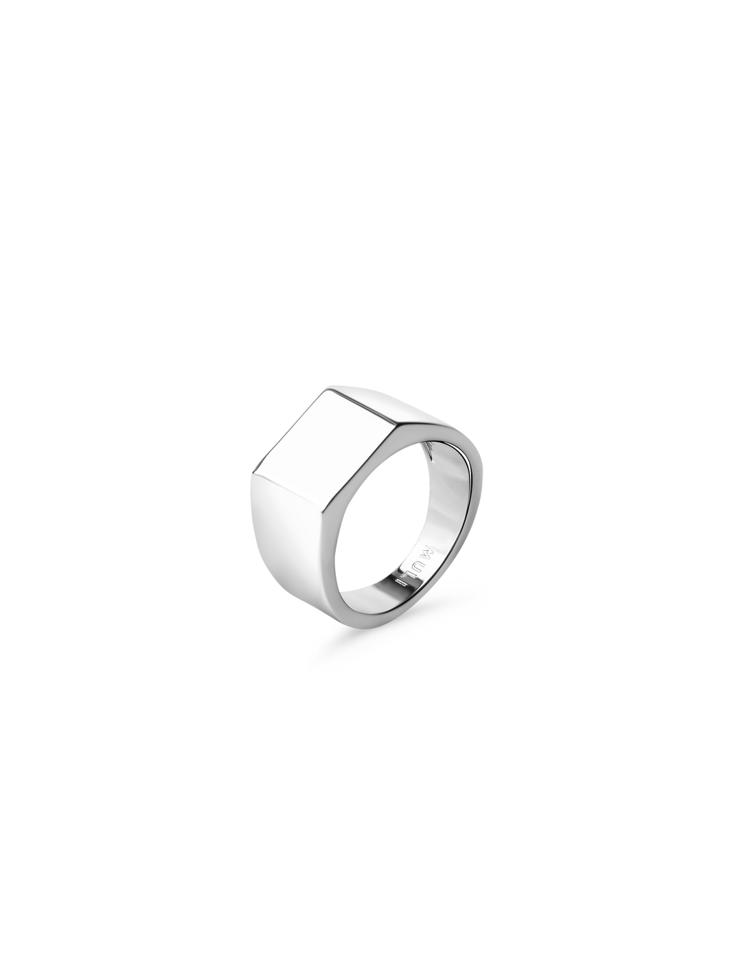 signet ring 925 sterling silver plated brass