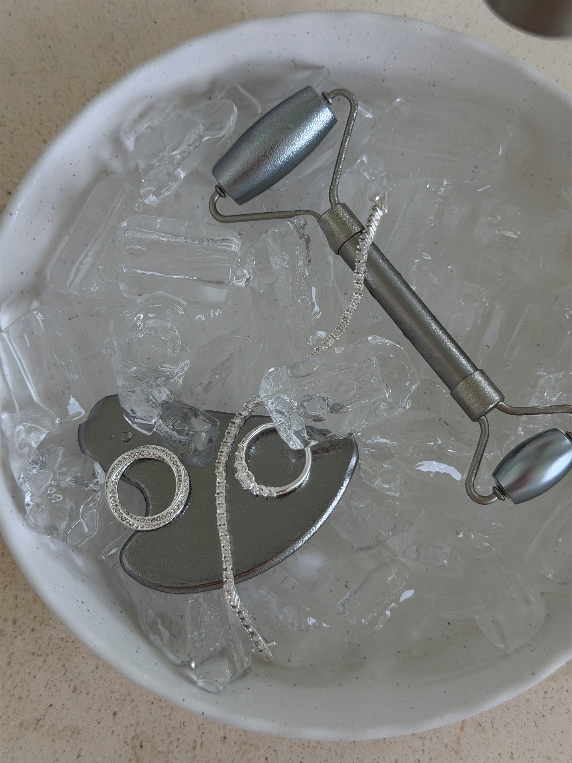 ora tennis bracelet, rings 925 silver plated brass