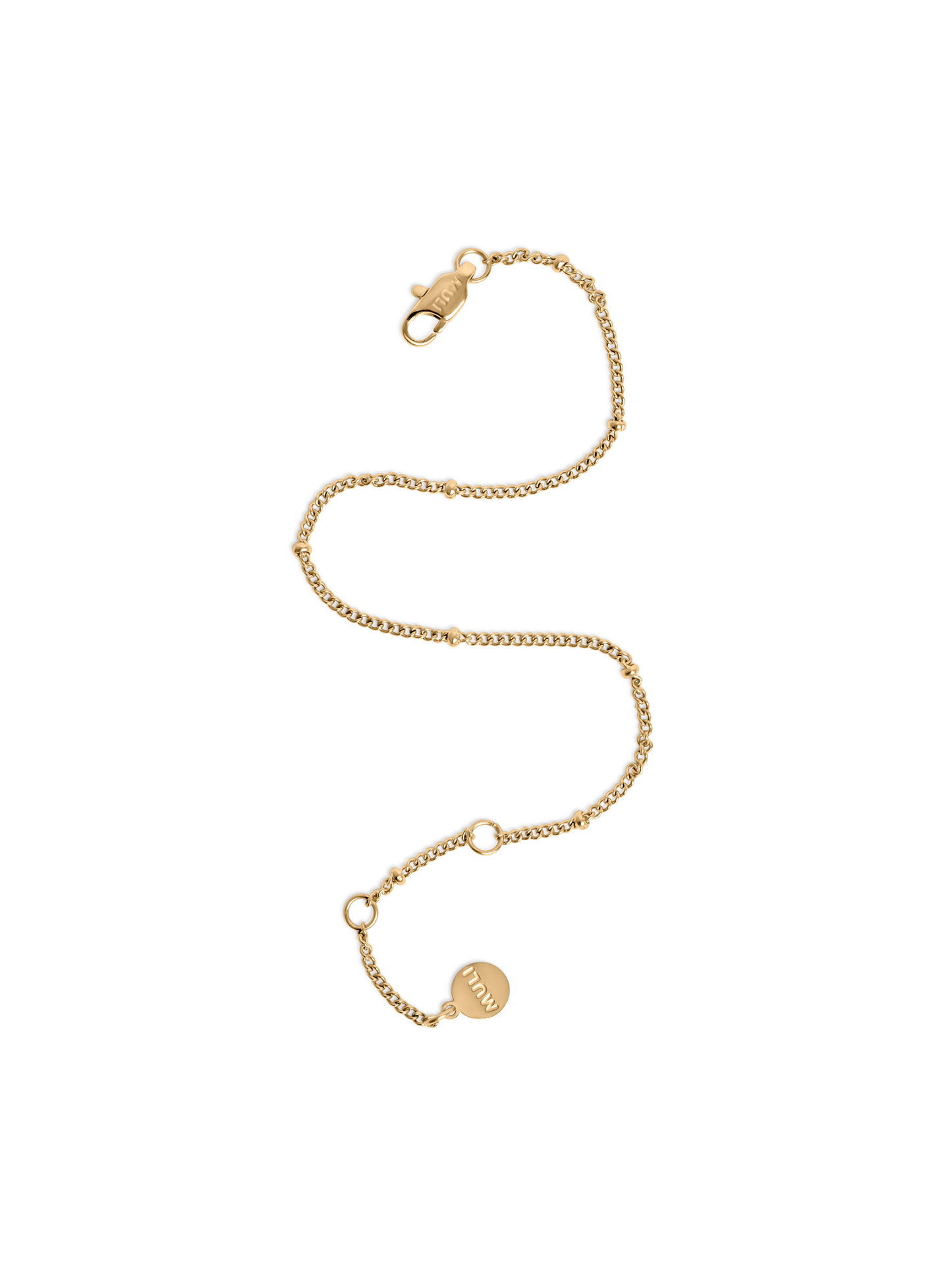 spheres bracelet Waterproof 18k gold PVD plated steel