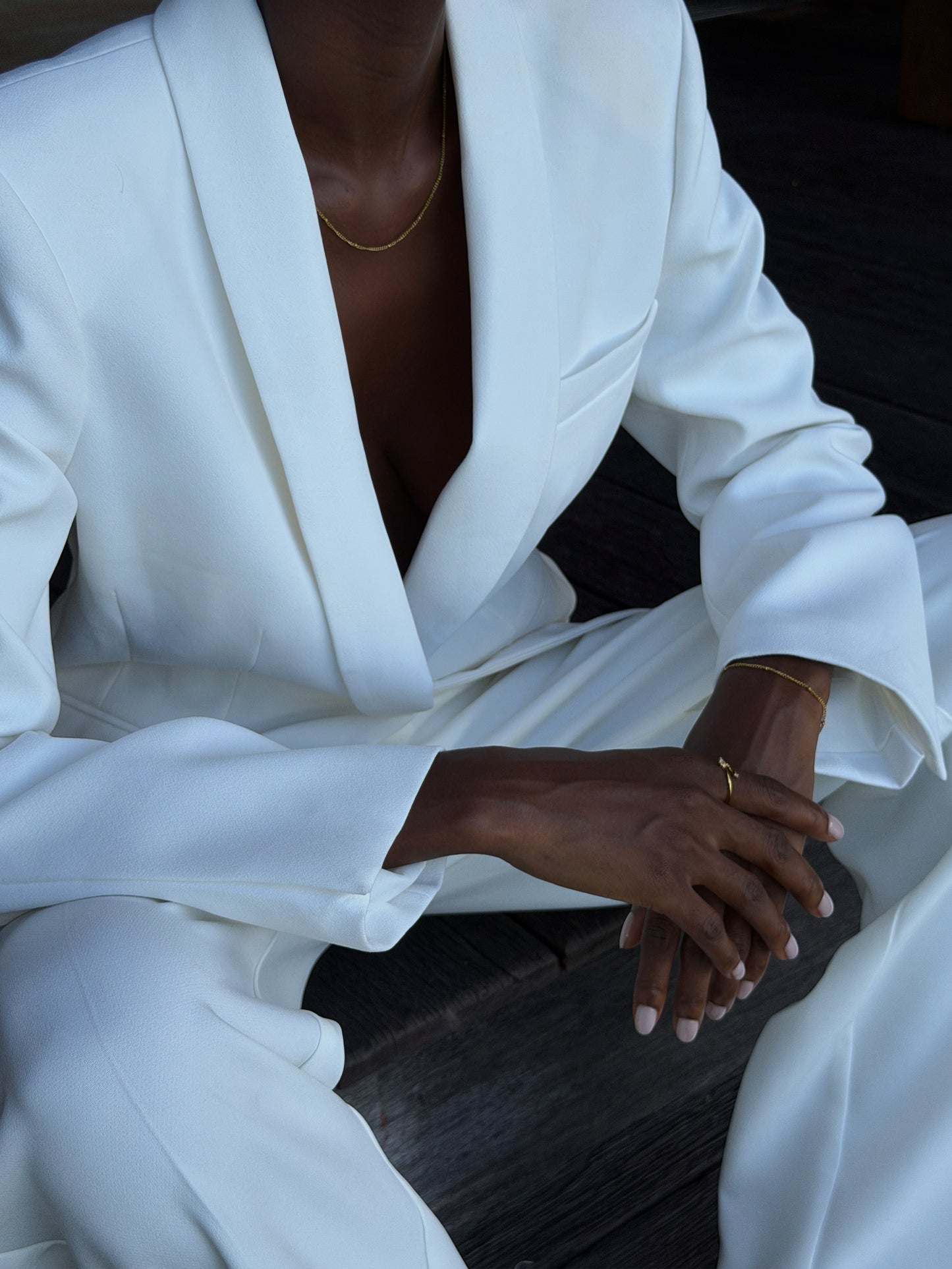 spheres necklace Waterproof 18k gold PVD plated steel