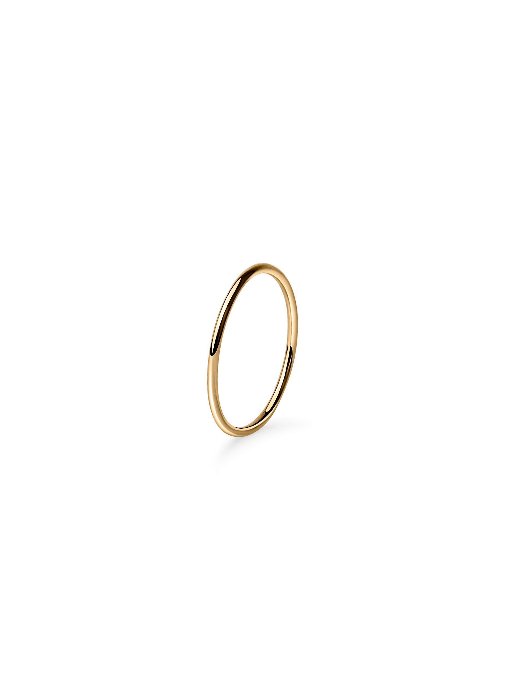 stacker ring 18k gold plated brass