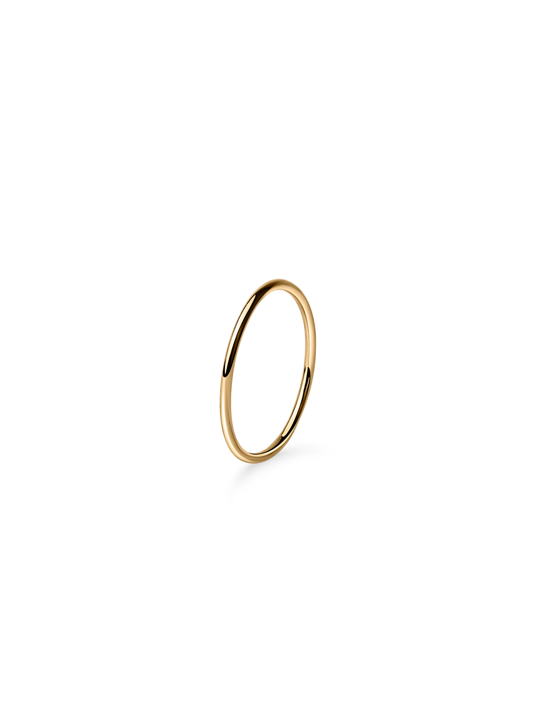 stacker ring 18k gold plated brass