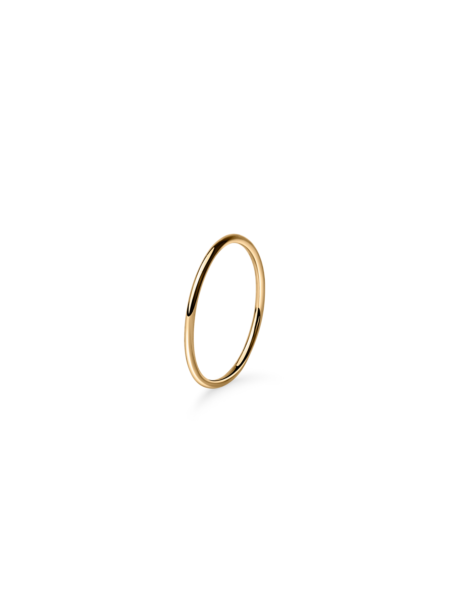 stacker ring 18k gold plated brass