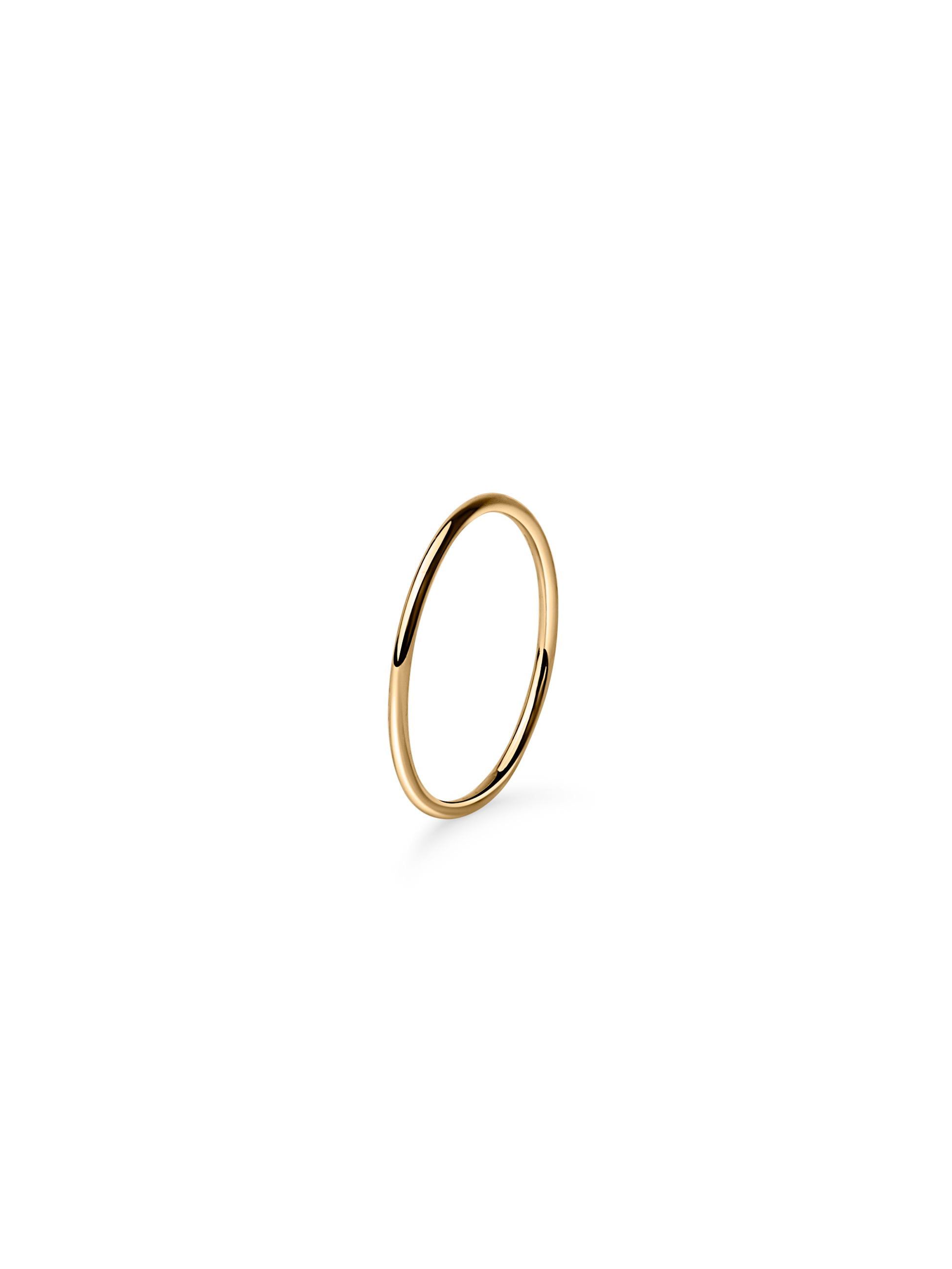 stacker ring 18k gold plated brass