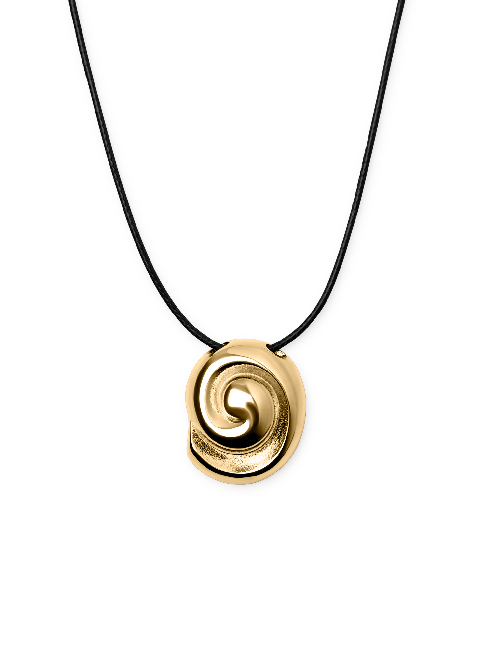 Swirl Necklace Waterproof 18K Gold PVD Plating