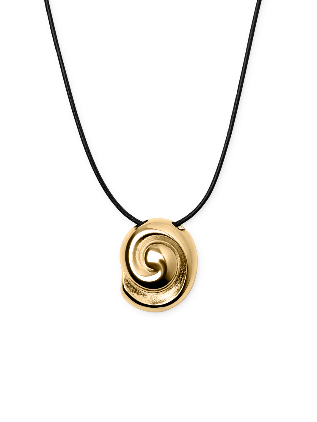 Swirl Necklace Waterproof 18K Gold PVD Plating