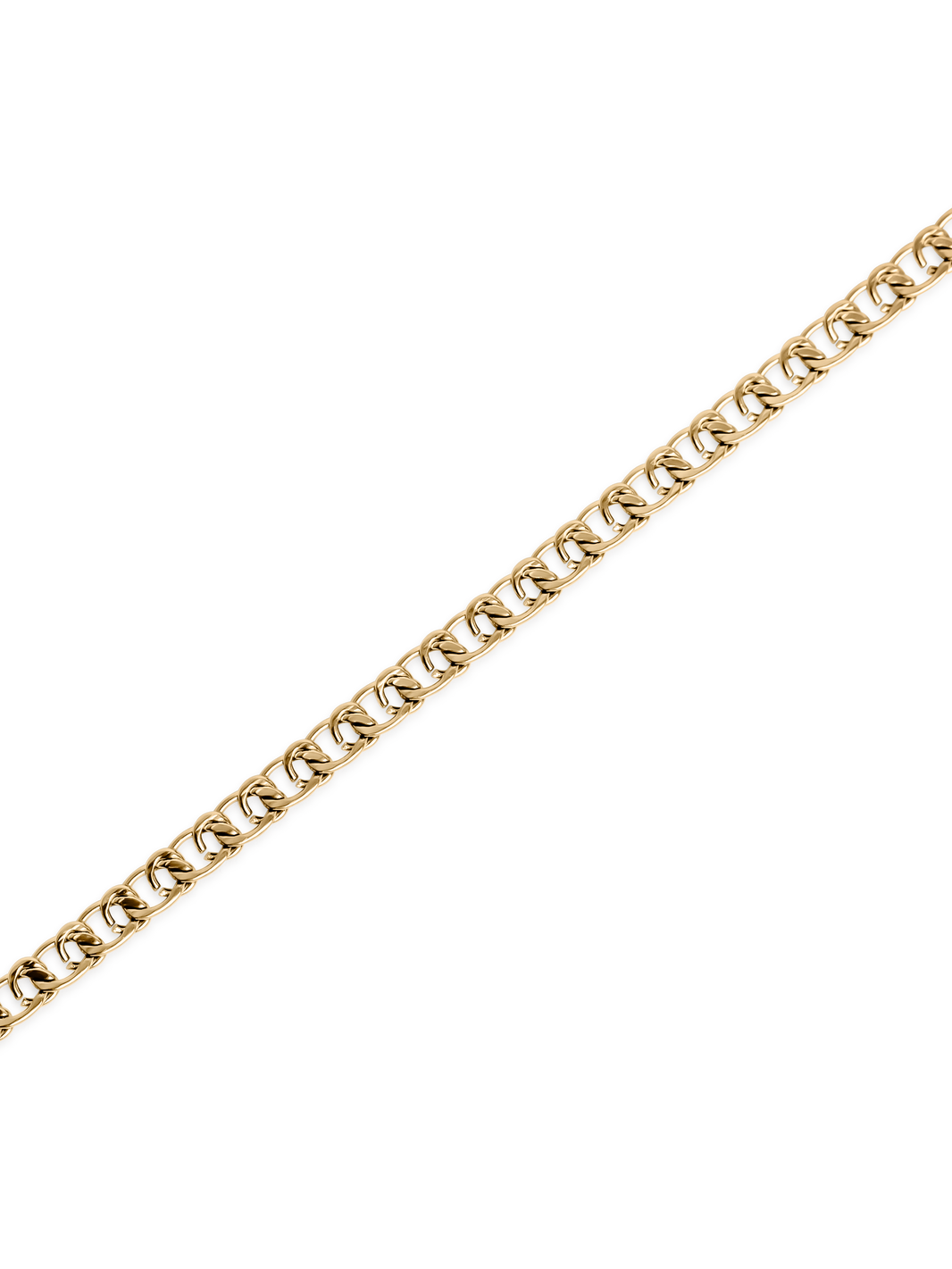 thin bismarck bracelet Waterproof 18k gold PVD plated steel