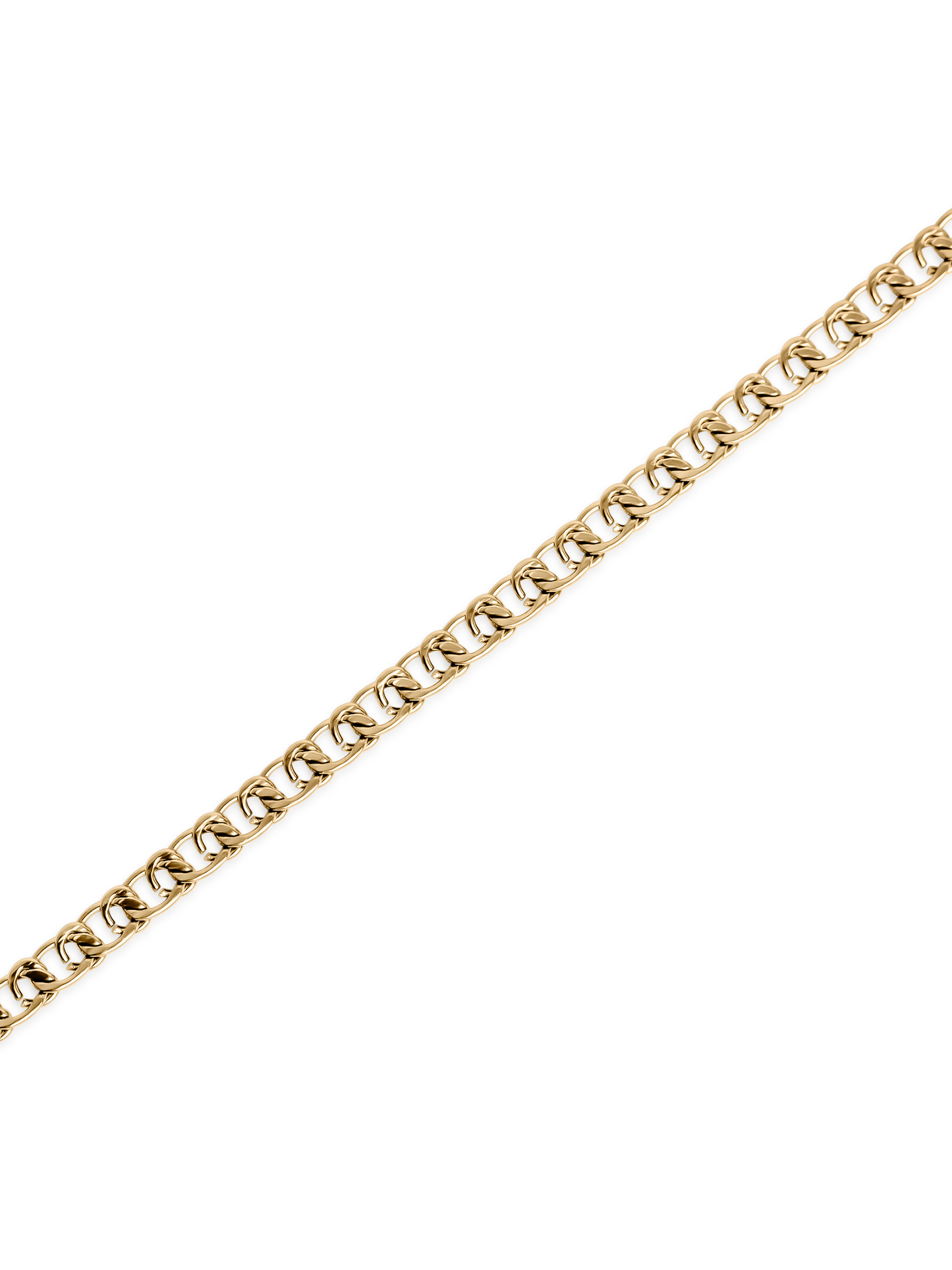 thin bismarck bracelet Waterproof 18k gold PVD plated steel