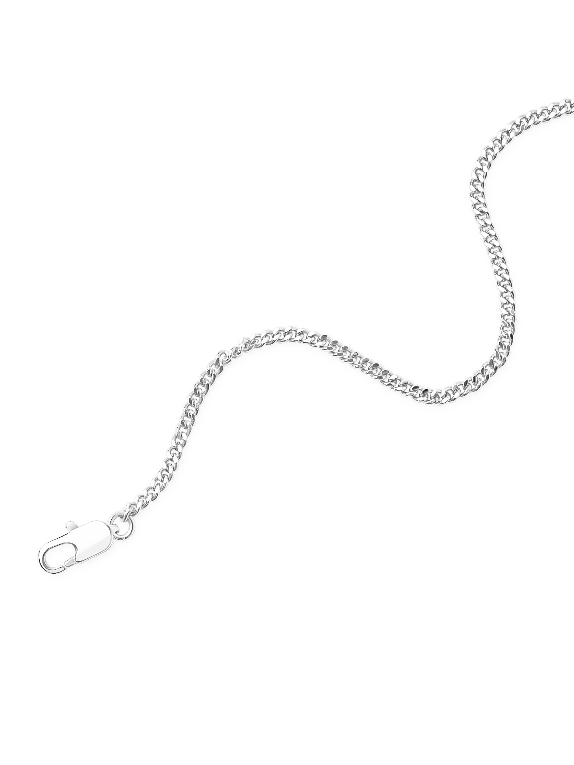 thin curb chain neckalce 925 sterling silver plated brass