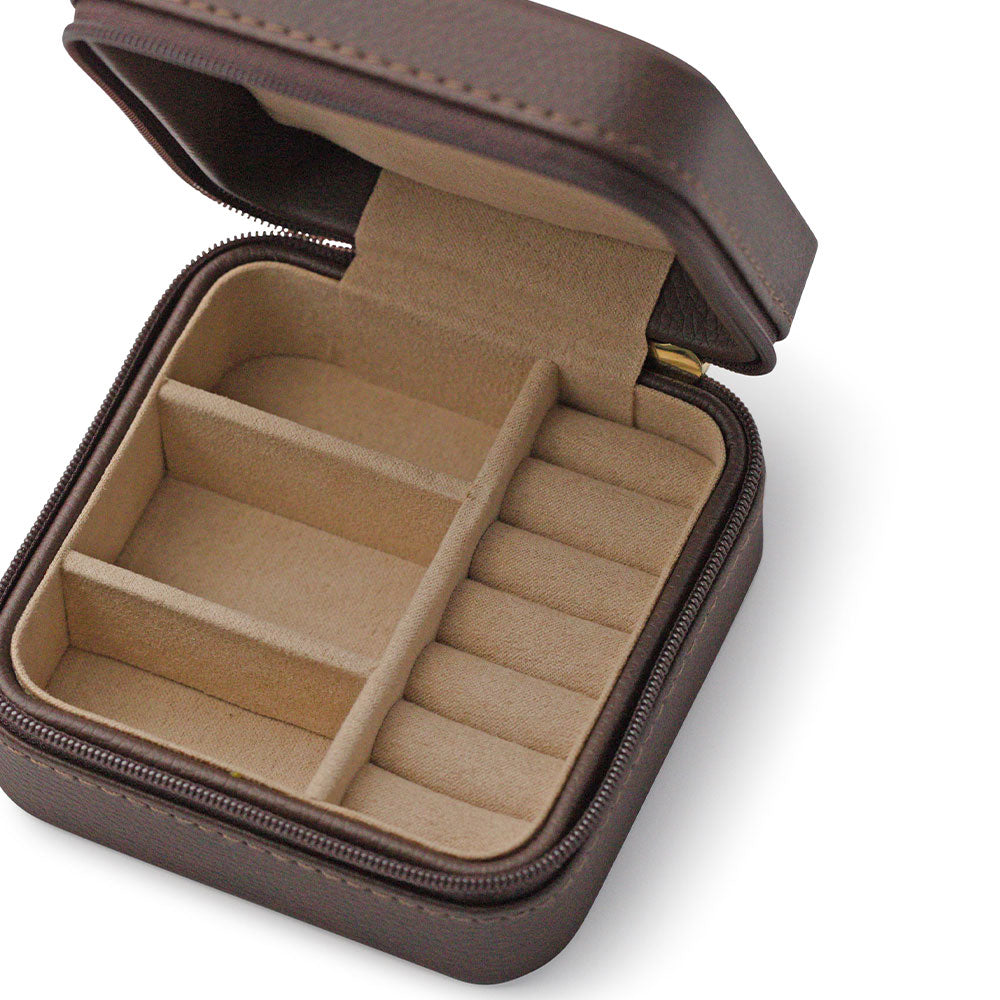Jewelry Travel Case Brown