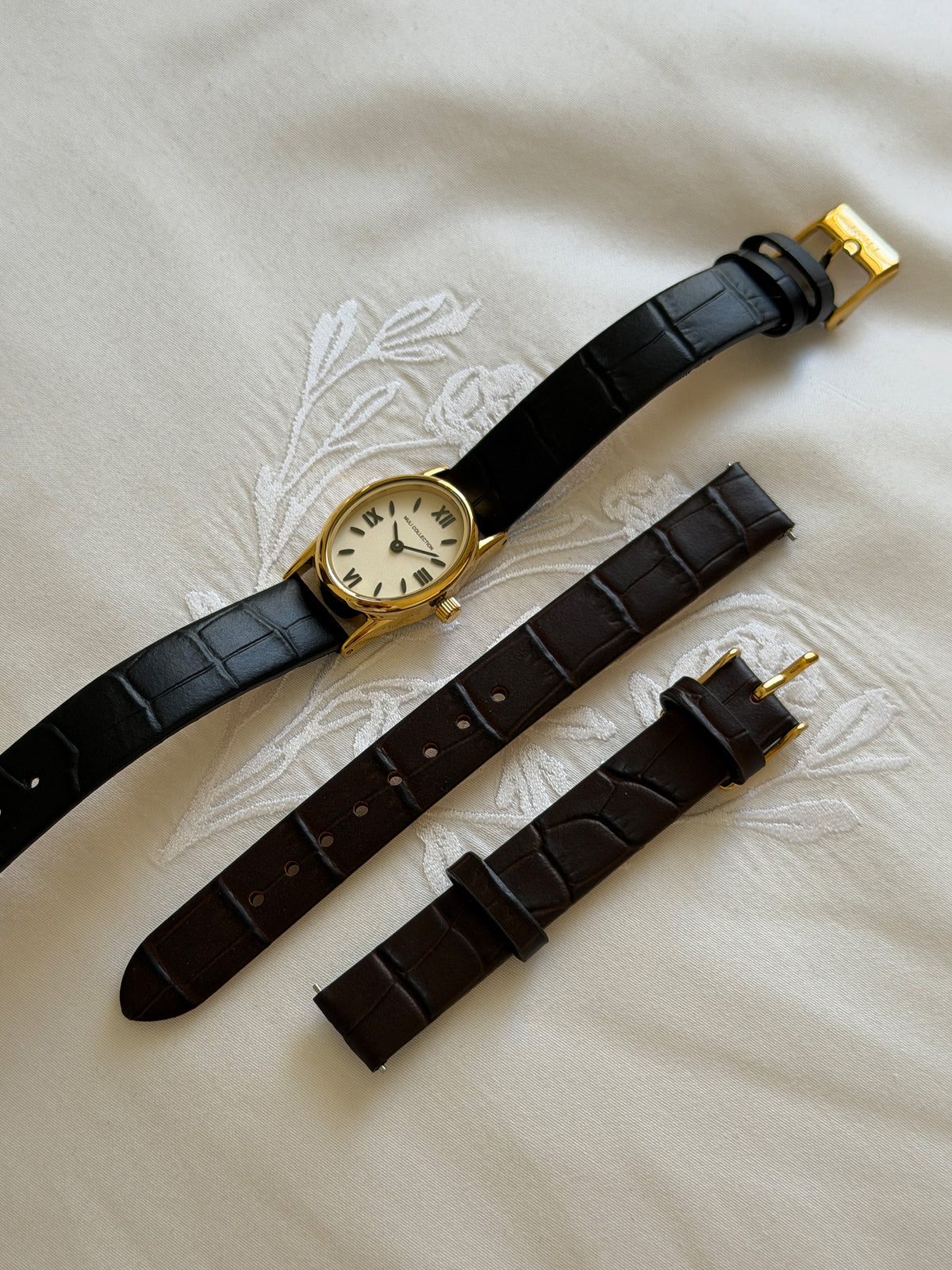 Brown Leather Vintage Watch Strap