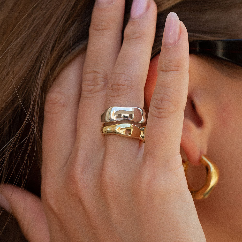 Wavy Bold Ring by You