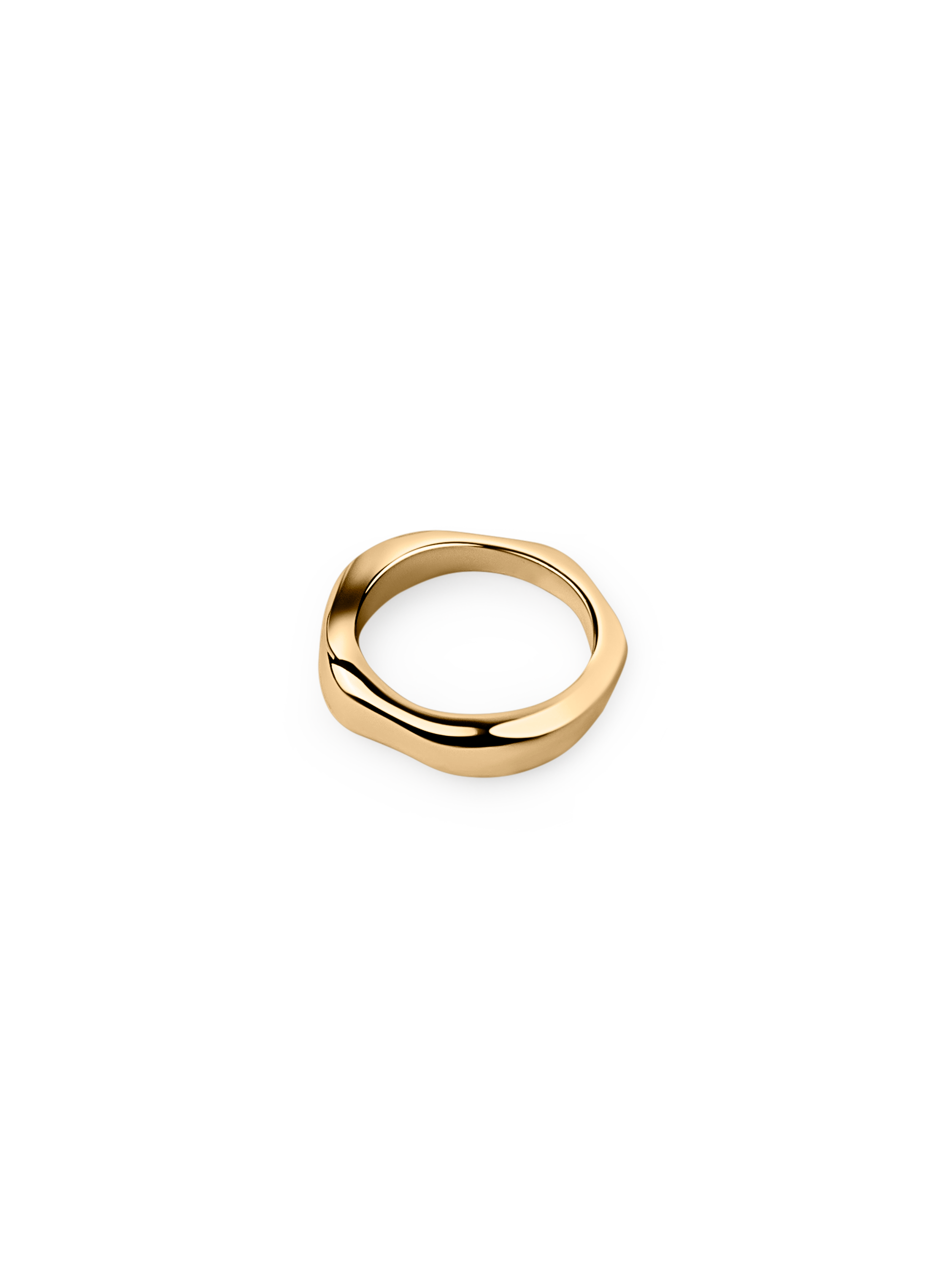 Wavy Ring - Ring With A Wavy And Timeless Design. – Muli Collection