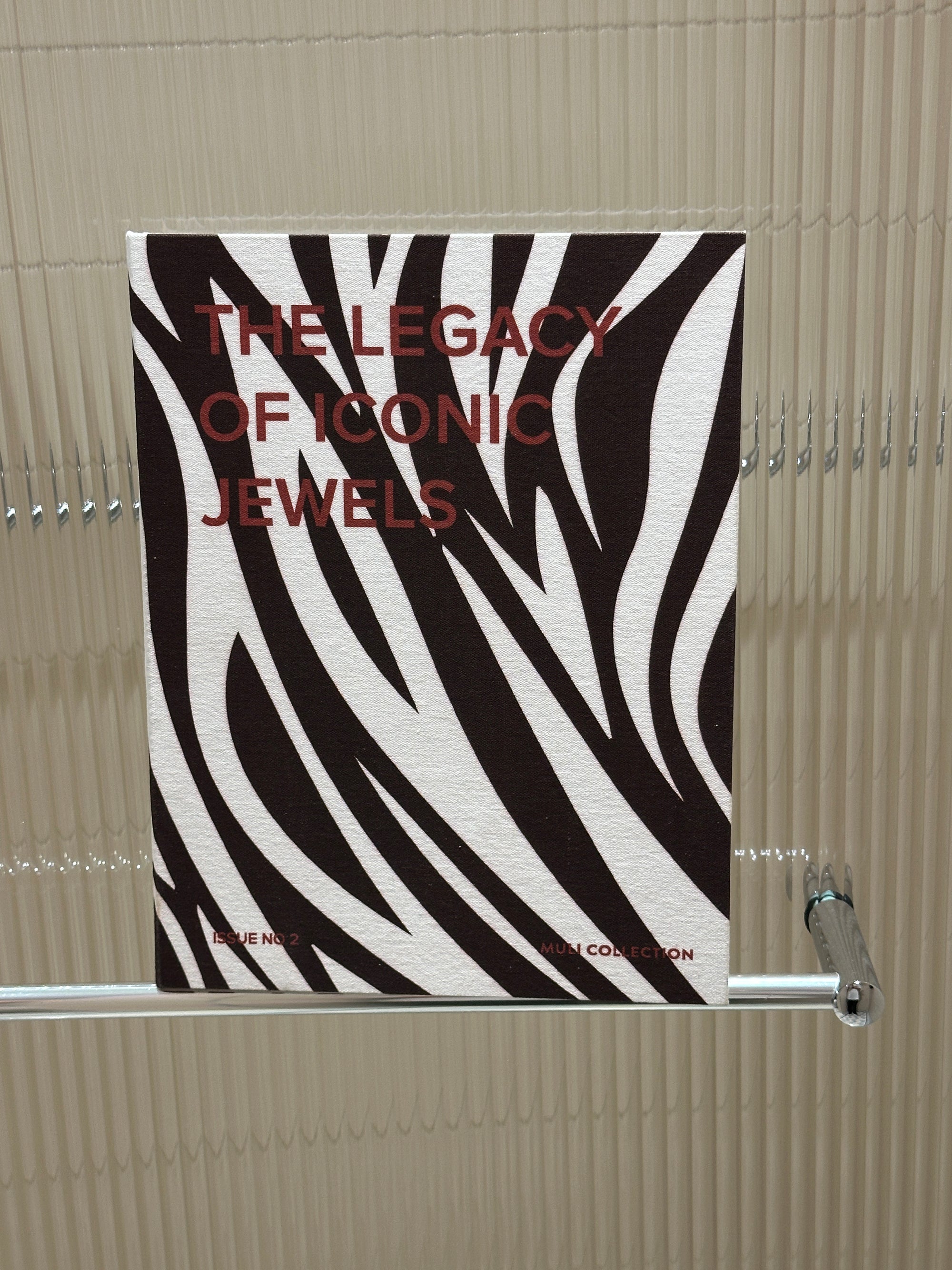 zebra coffee table jewelry book