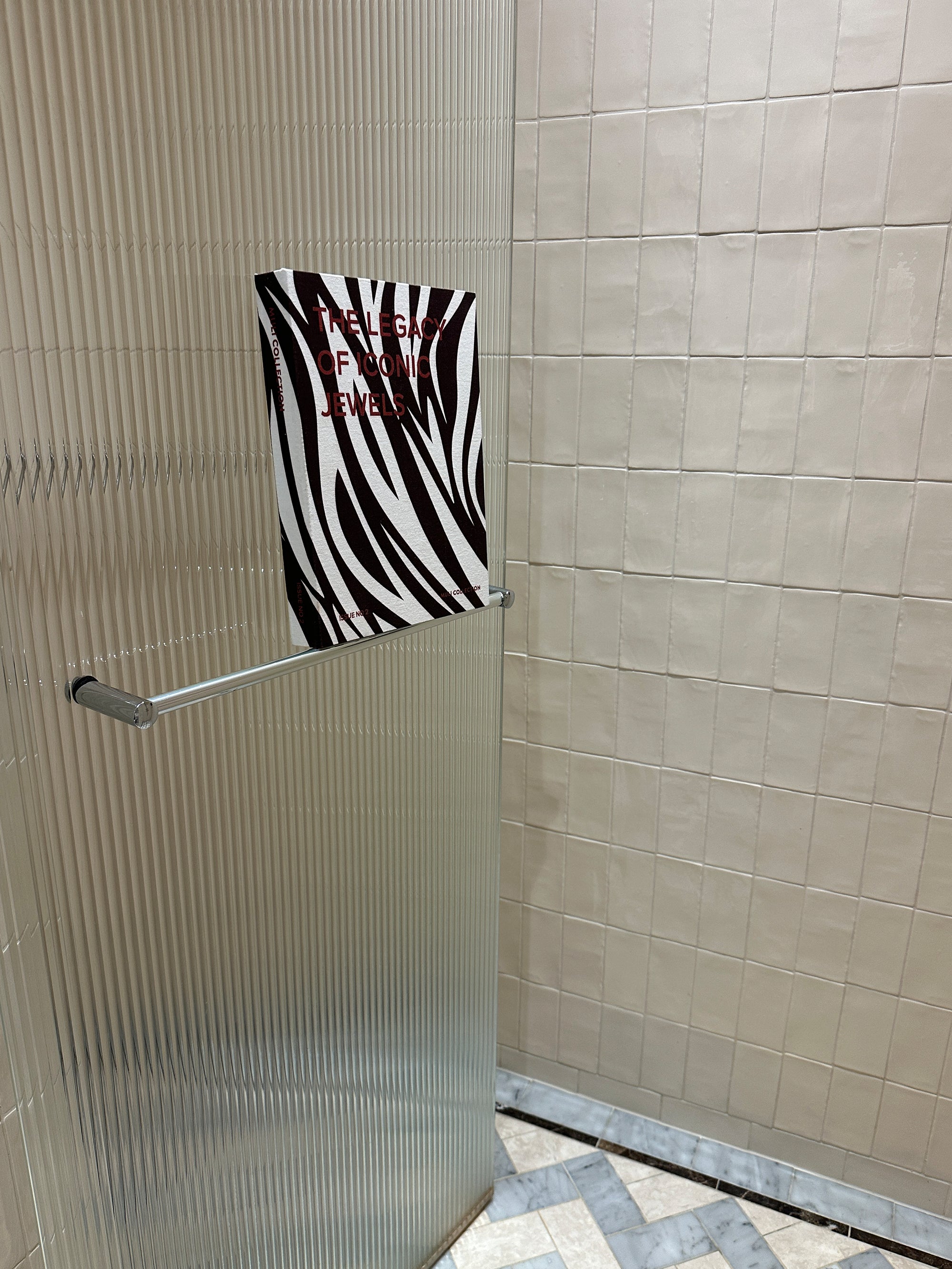 zebra coffee table jewelry book