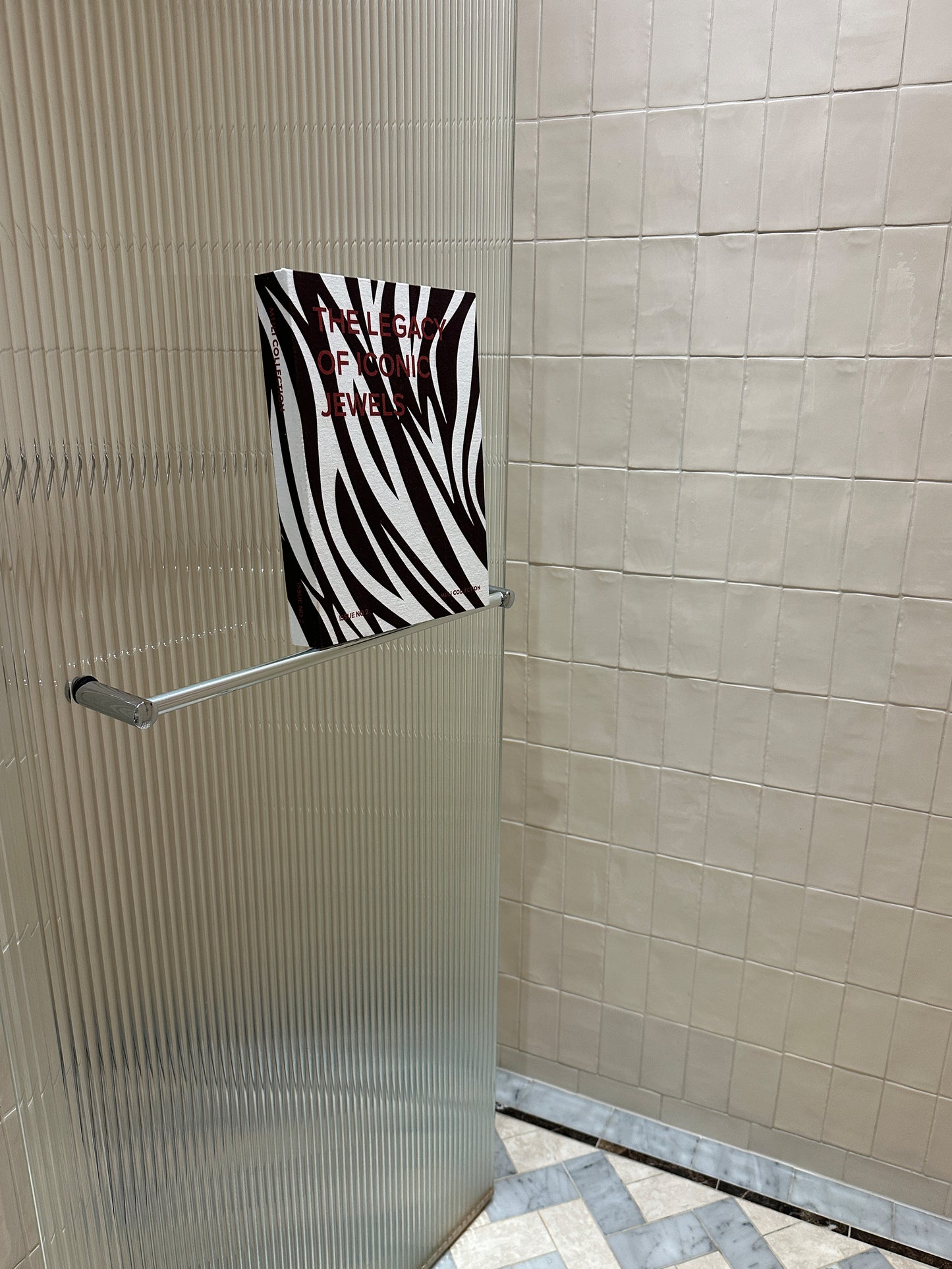 zebra coffee table jewelry book