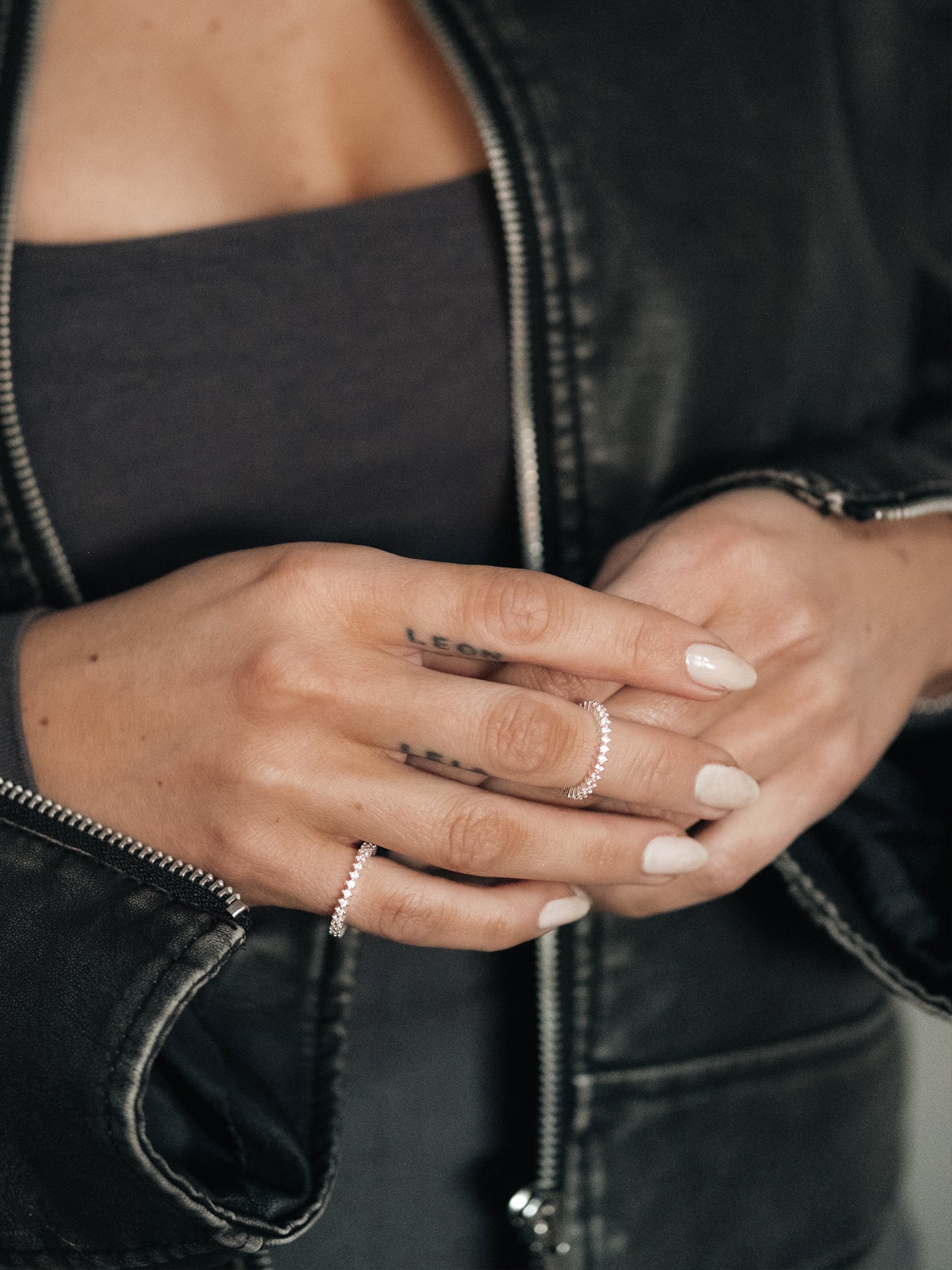 Zirconia Ring by Janni Delér 925 silver plated brass