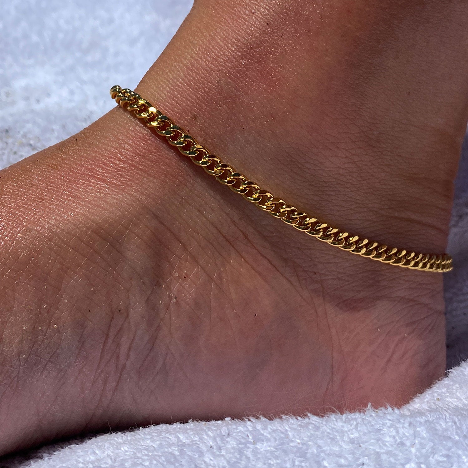 curb chain anklet